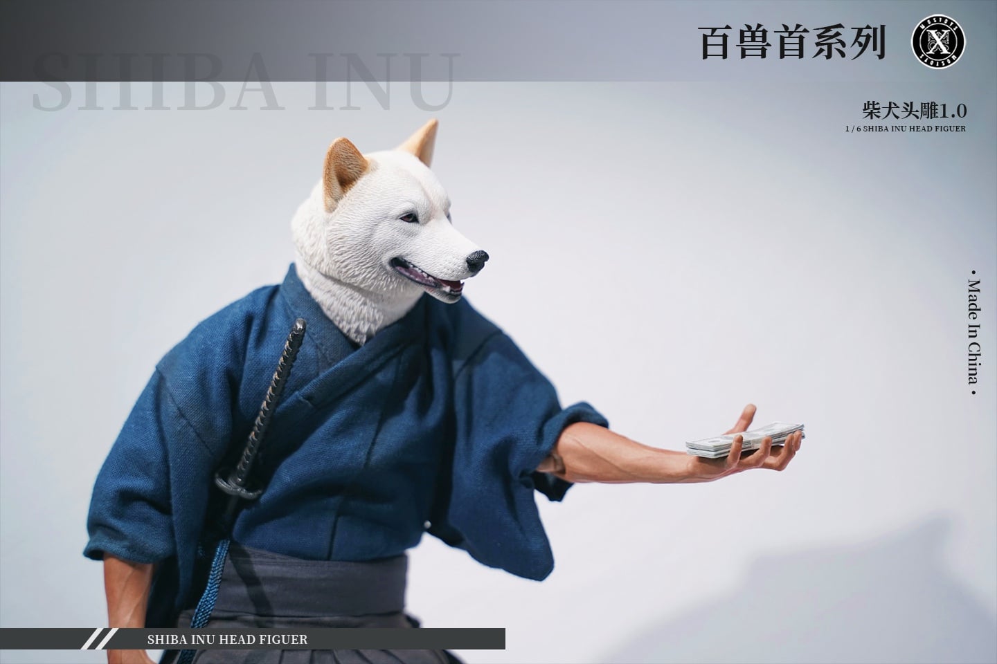 [สั่งจอง]Mostoys MS2106 1/6 : Shiba Inu Head Figuer