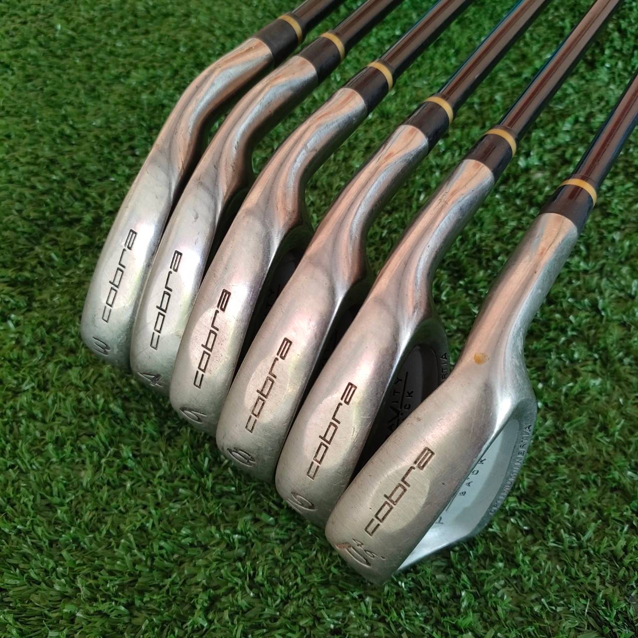 ชุดเหล็ก KING COBRA GRAVITY BACK มีเหล็ก 3,4,6,8,9 เเละ P ** ขาดเหล็ก5 เเละ 7** ก้าน COBRA FLEX R เหล็กตีง่ายครับ