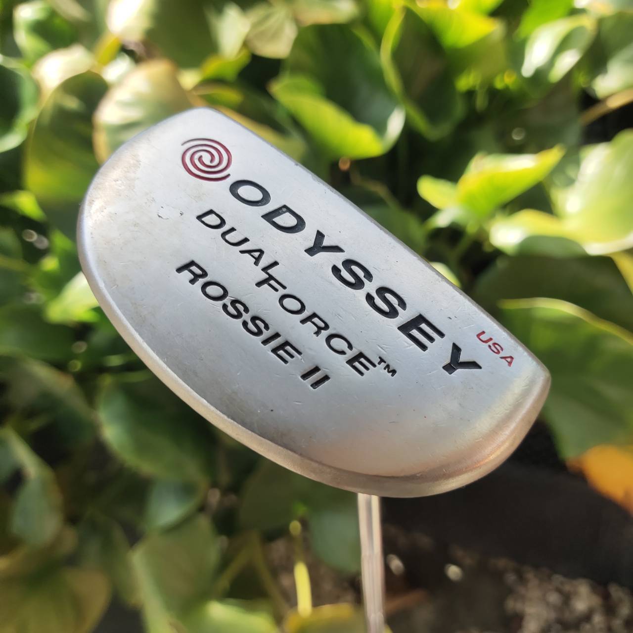 PUTTER ODYSSEY DUAL FORCE ROSSIE II รุ่นหน้าดำทั้งนุ่มและเกาะไลน์มาก รุ่นนี้ยอดนิยม ทรงมอลเล็ต