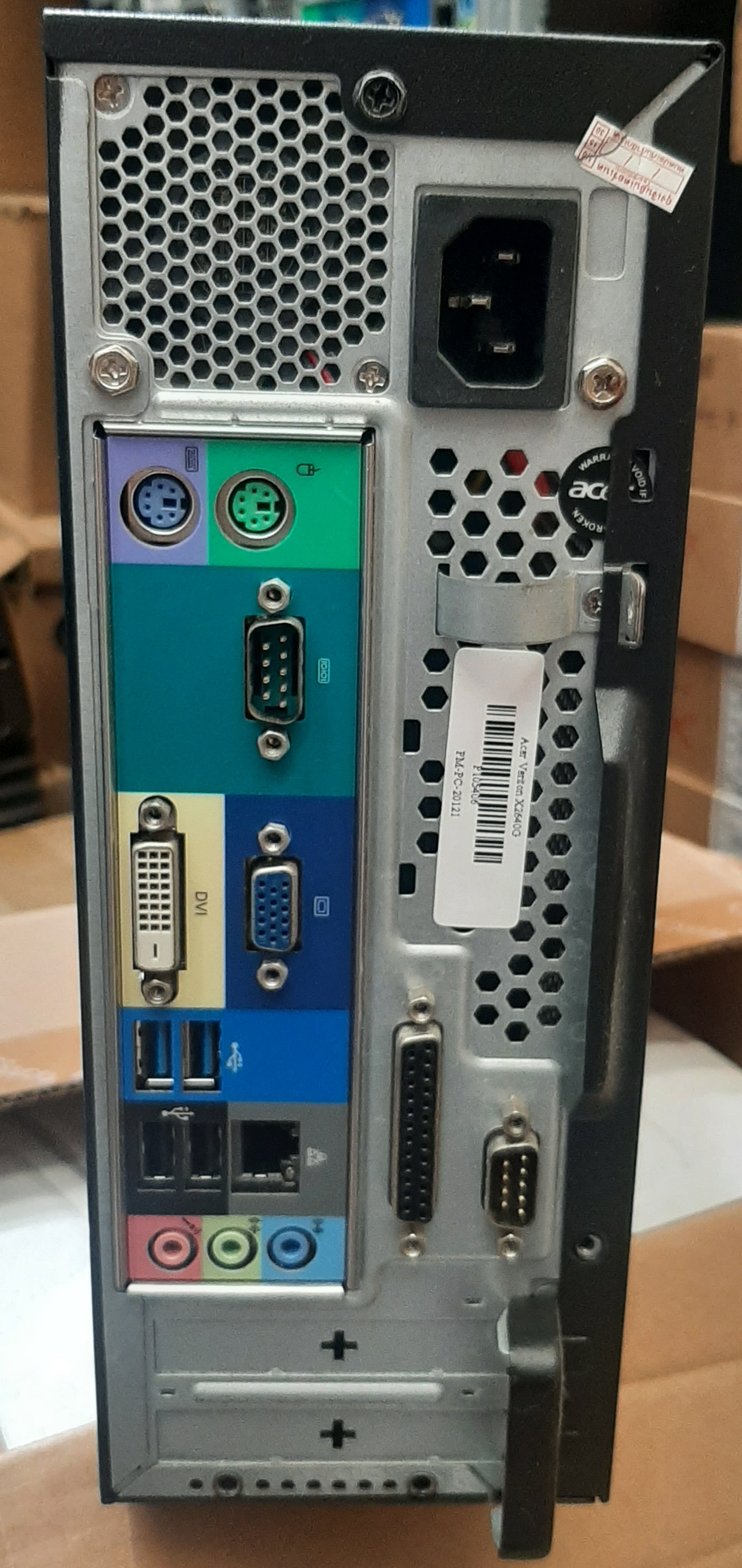 พีซีมือสอง แนวนอน Acer Veriton X2640G SFF มือสอง (i3-6100 Ram8GB SSD120GB) ประกันร้าน 1 เดือน