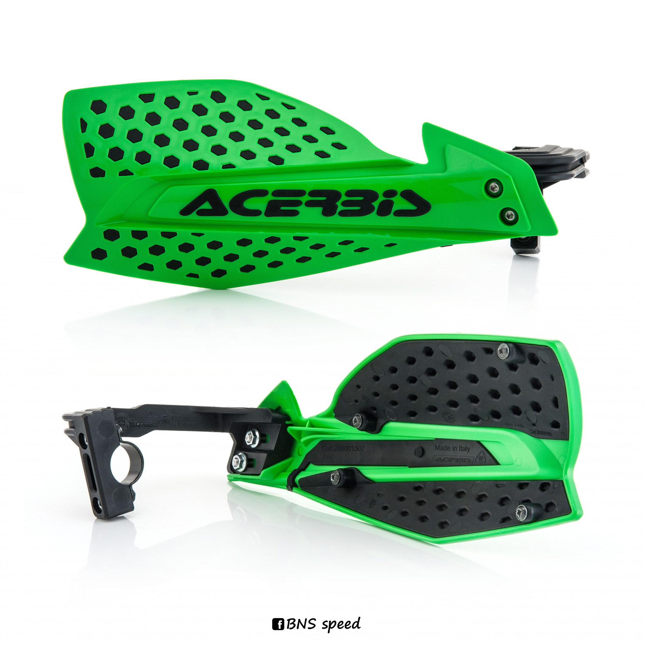 การ์ดแฮนด์ Acerbis X-Ultimate Green/Black