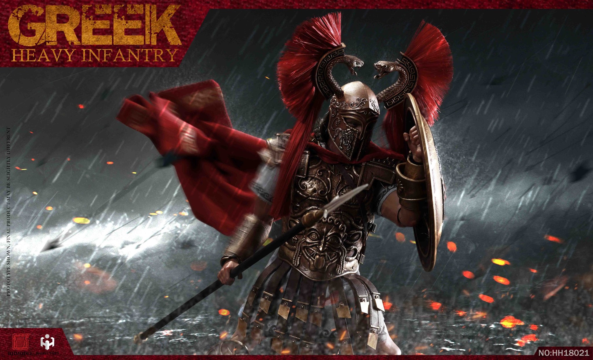 [สั่งจอง]HHMODEL & HAOYUTOYS HH18021 1/6 Scale Imperial Army-Greek Heavy Infantry