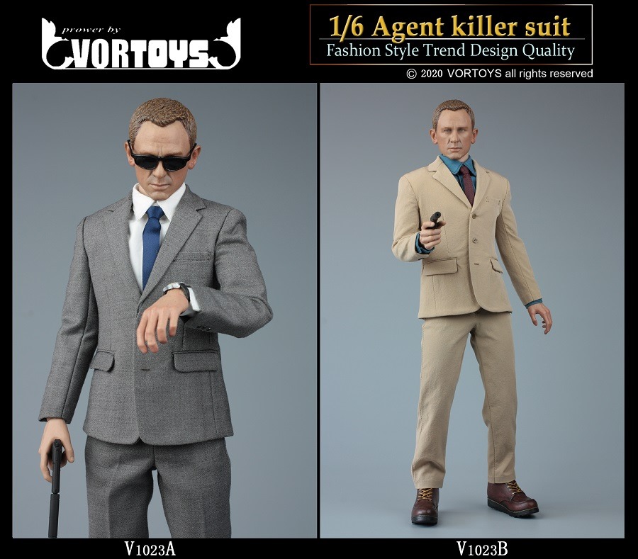 [สั่งจอง]VORTOYS V1023 1/6 : Male Agent Suit