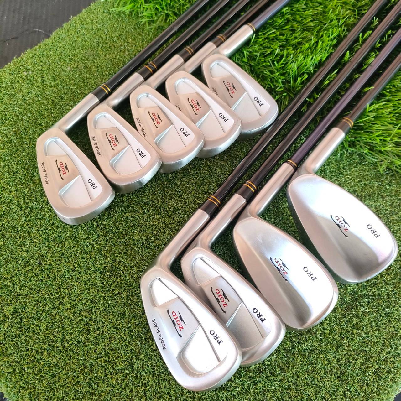 ชุดเหล็ก MIZUNO ZOID POWER BLADE PRO มีเหล็ก 3 - 9 SW FW สภาพสวยมาก ตีดีมาก ก้านกราไฟต์ TI-LIGHT FLEX R พรีเมี่ยมญี่ปุ่น!!! .