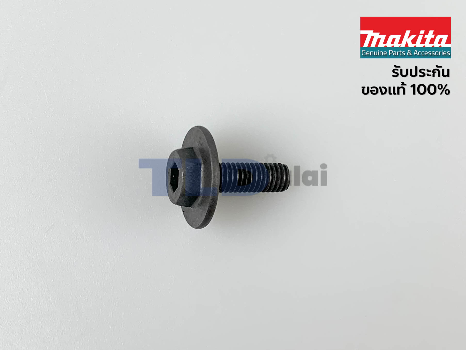 น็อตประกับใบ (แท้) (266510-9) เครื่องตัดคอนกรีต Makita มากีต้า รุ่น 4100NH2, NH3, KB, M4100, M4101, M0400, DCC500 - Maktec รุ่น MT413 M6x18 (266510-9) (อะไหล่แท้ 100%) HEX. SOCKET HEX. BOLT M6X18
