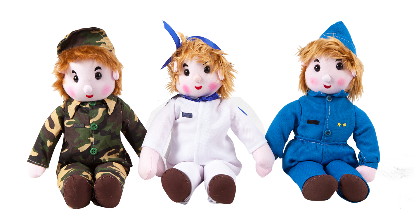 ตุ๊กตาอาชีพ ราคาต่อ 1 ตัว ขนาด 17 นิ้ว ,มี9 อาชีพ,พร้อมส่ง, ของเล่นเสริมพัฒนาการ ,ของเล่นเสริมทักษะ,ของเล่นเด็ก, สื่อการสอนอนุบาล