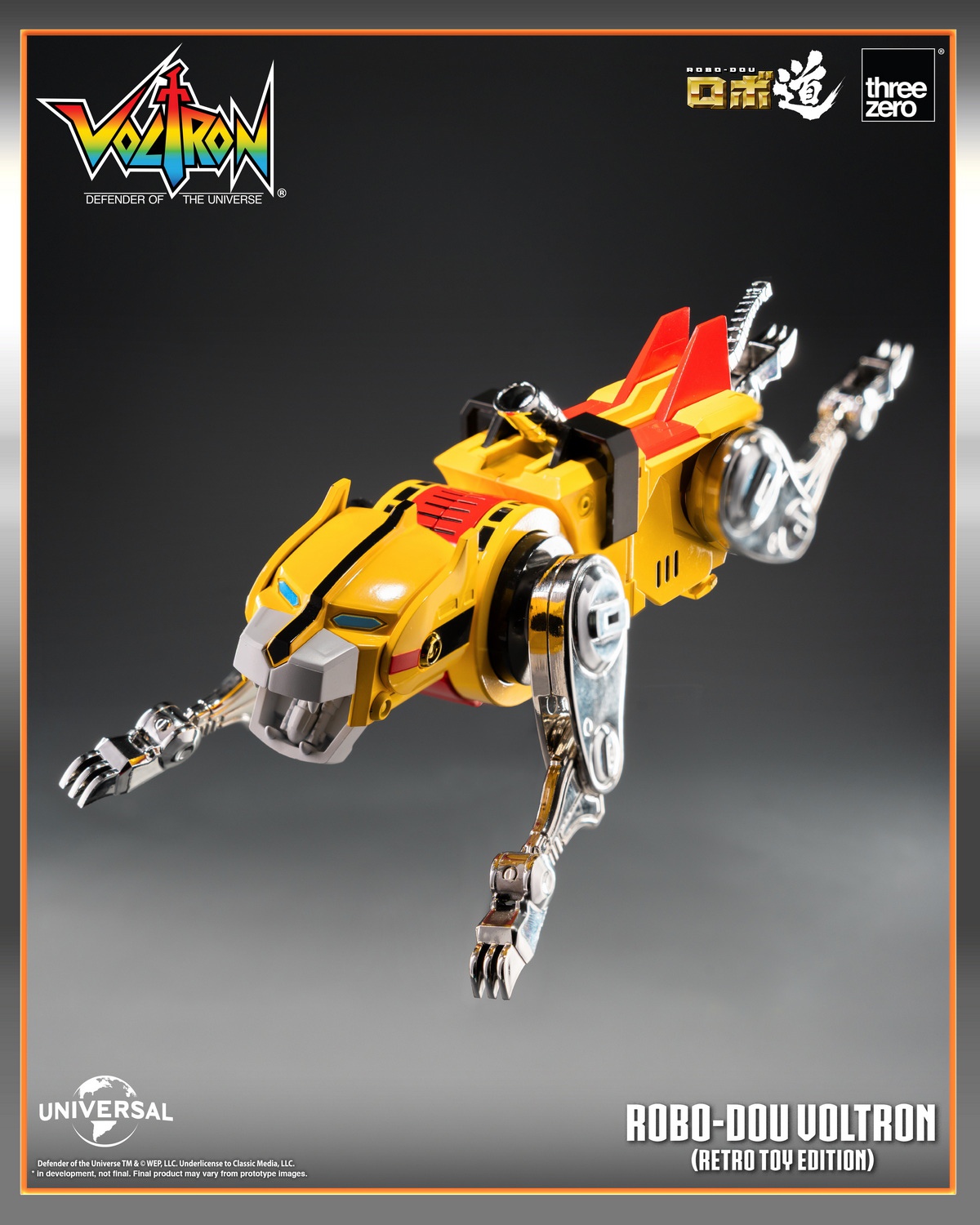 [สั่งจอง]Threezero 3Z09470W0 : ROBO-DOU Voltron (Retro Toy Edition)