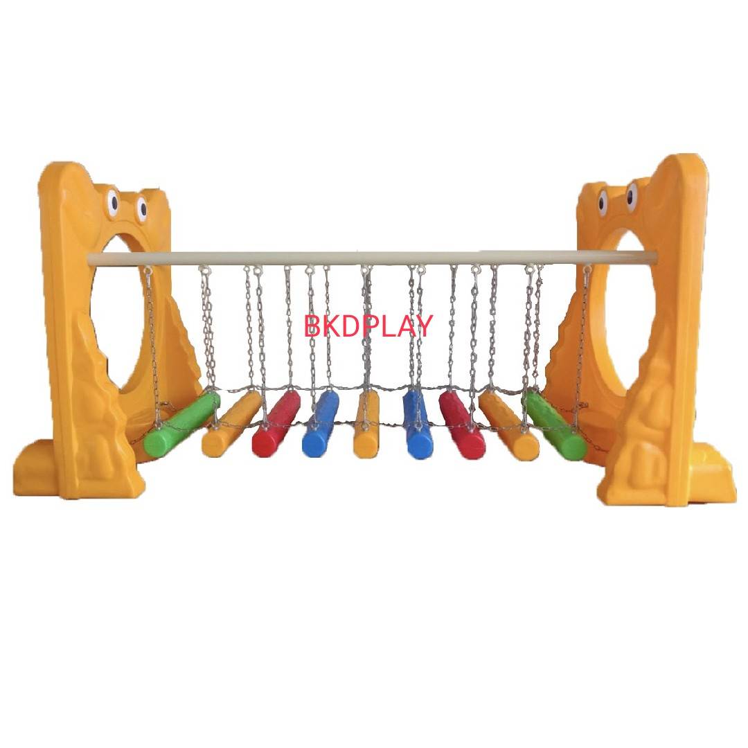 สะพานทรงตัว สะพานโยกเยก, สะพานปู, เดินสะพานเสริมพัฒนาการ, การเคลื่อนไหวเด็ก,เครื่องเล่นสนามกลางแจ้ง ของเล่น พร้อมส่ง