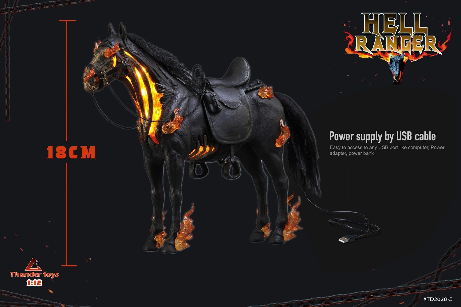 [สั่งจอง]Thunder Toys TD2023 : 1/12 Hell Ranger