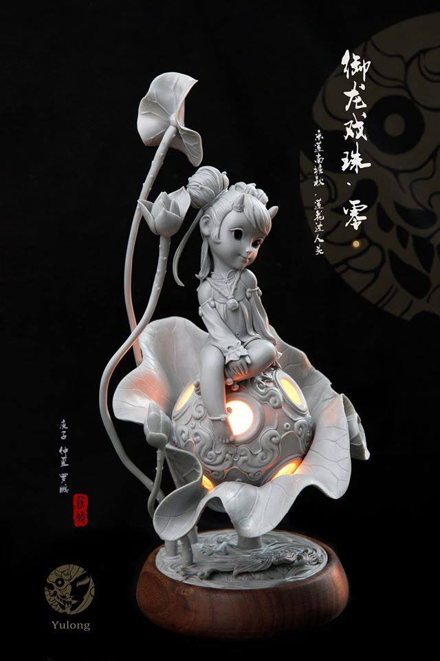 [สั่งจอง]Yulong Studio : Yulong Play Beads Zero Statue [Grey / White Tooth Ver.]