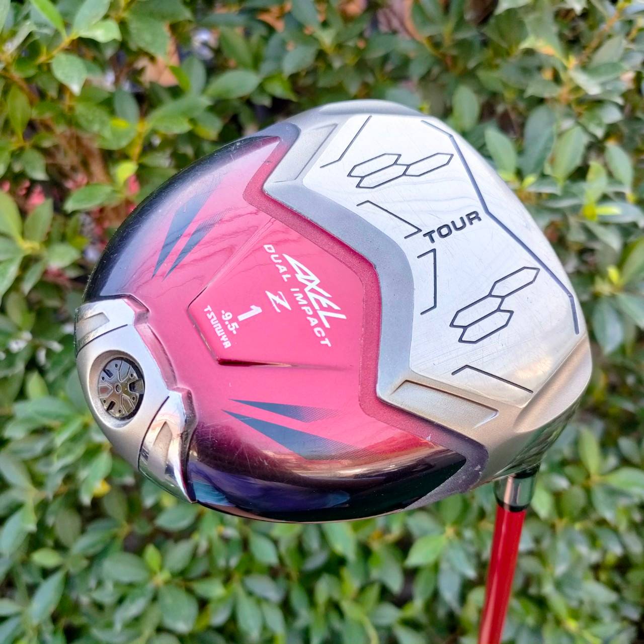 DRIVER TSURUYA AXEL DUAL IMPACT Z องศา 9.5 ก้าน FUJIKURA MOTORE FLEX S ไม้พรีเมี่ยมญี่ปุ่น ก้านพรีเมี่ยม