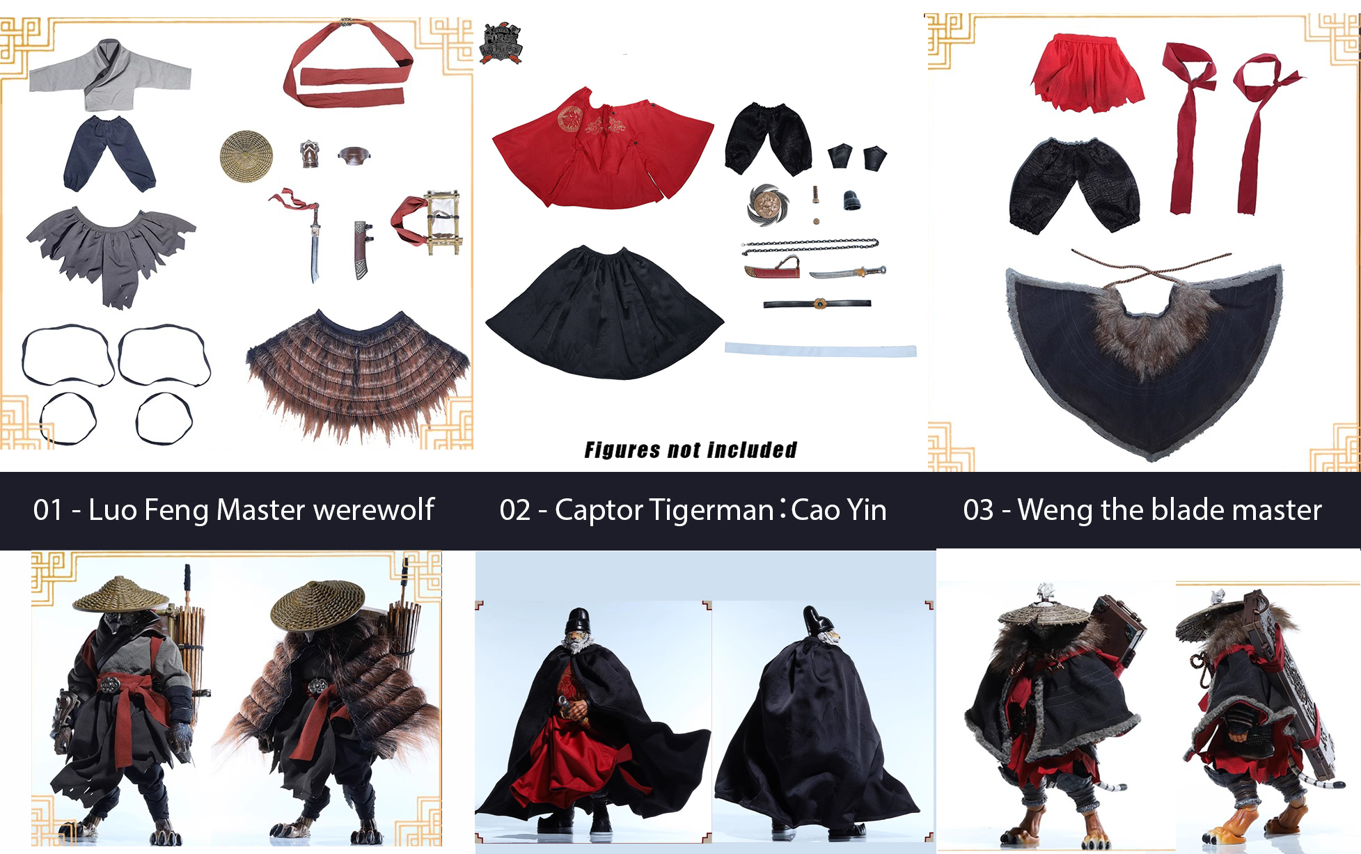 [พร้อมส่ง] Maxbird Custom cloth set for Furayplanet *เฉพาะเซตชุด ไม่รวมบอดี้ในภาพโปรโมท (มีให้เลือก3แบบ)