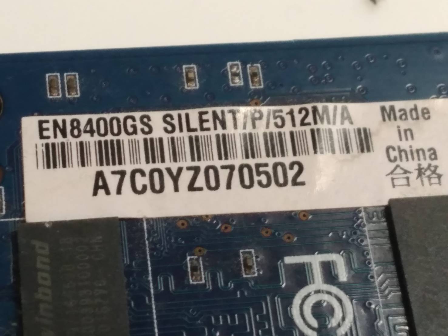 Original 512MB ASUS EN8400GS Silent/P/512/EU VGA/DVI PCIe Graphics Card