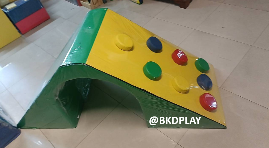 ภูเขา2ลูกอุโมงค์ปีนป่าย, ปีนป่ายเข้ามุม ปีนป่ายนุ่ม สไลเดอร์นุ่ม เบาะนุ่มนิ่ม, soft play, indoor playground ของเล่นเสริมพัฒนาการ เครื่องเล่นสนามในร่ม Kid Zone
