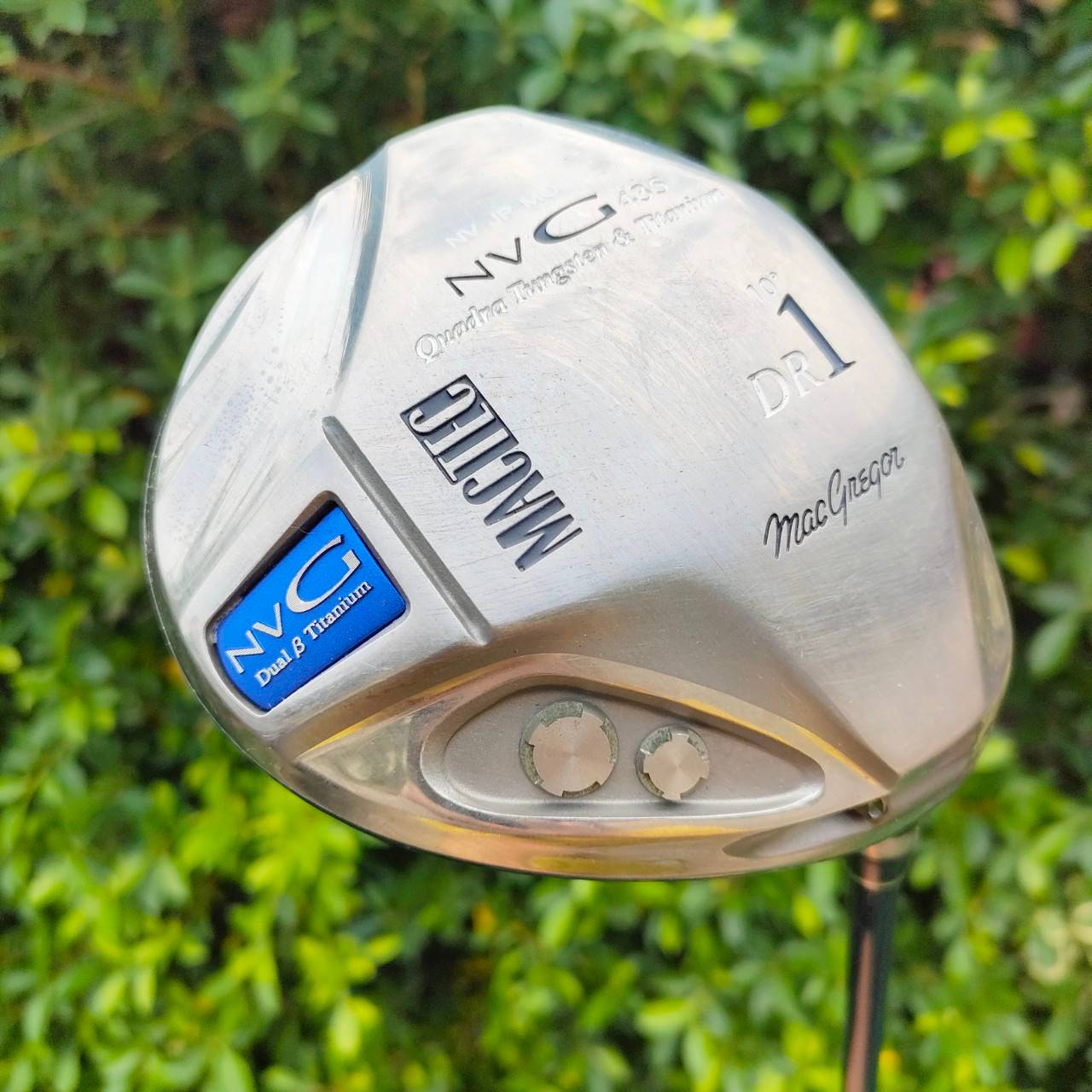 DRIVER MACTEC NVG 435 องศา 10 ก้าน QUADRA ACTION FLEX R รุ่นนี้เป็นรุ่นที่ดังมากๆ ใช้วัสดุ HI-END DUAL เบต้าไทเทเนี่ยม!! ไม้กอล์ฟมือสอง ของแท้ BY NakaraLuxurious