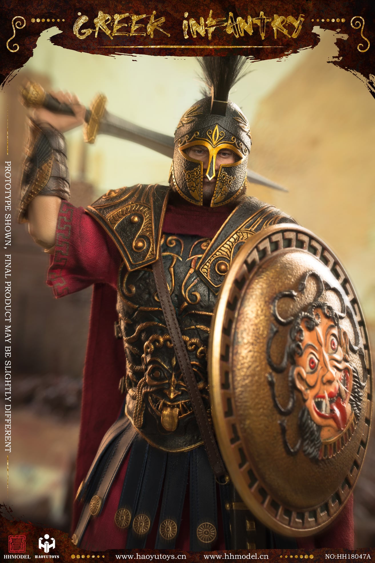[สั่งจอง]HHMODEL x HAOYUTOYS HH18047 1/6 : Imperial Army-Greek Infantry Gold Edition