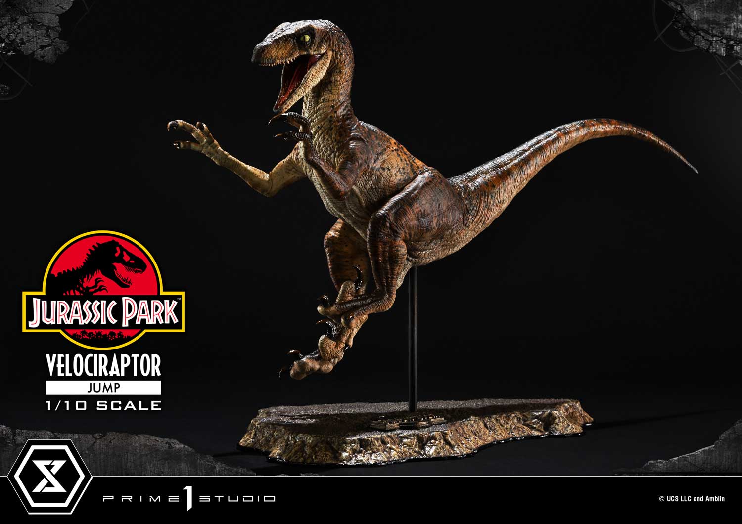 [สั่งจอง] Prime 1 Studio PCFJP-06 : Velociraptor Jump (Jurassic Park)