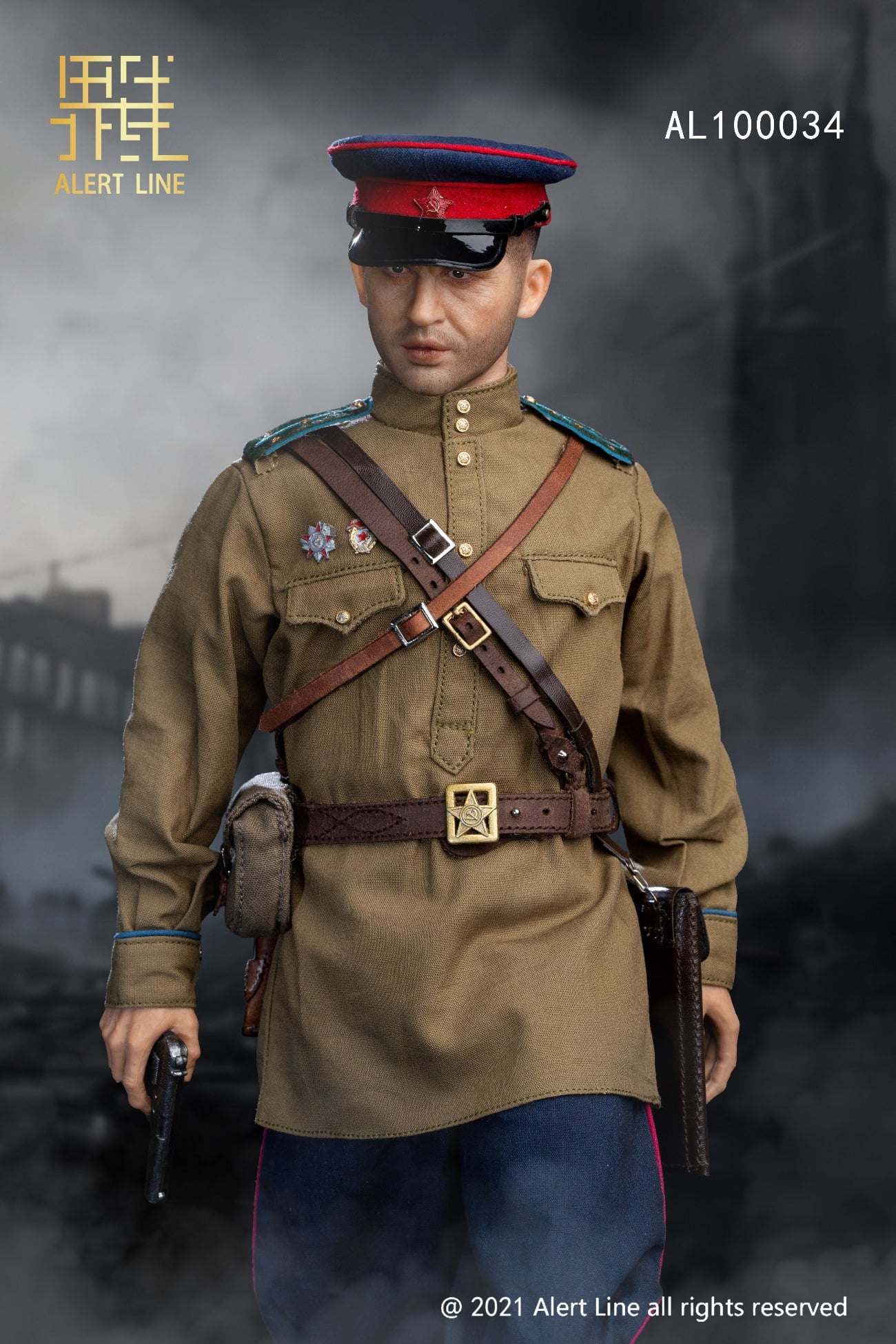 [สั่งจอง]Alert Line AL100034 1/6 : WWII Soviet NKVD Officer