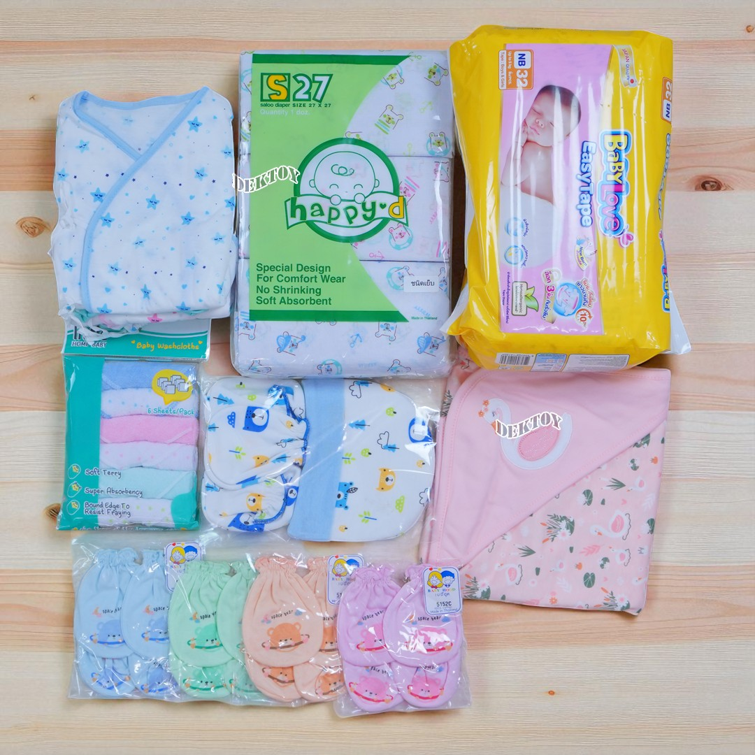 เซ็ทเตรียมคลอด ของใช้เด็กแรกเกิด38ชิ้น เซ็ทที่2