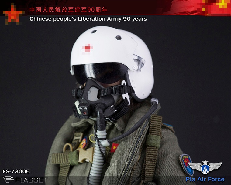 [พร้อมส่ง] FLAGSET 73006 1/6 : 90th Anniversary of the Founding of the Chinese People's Liberation Army - Female Pilot (Upgraded model Version)