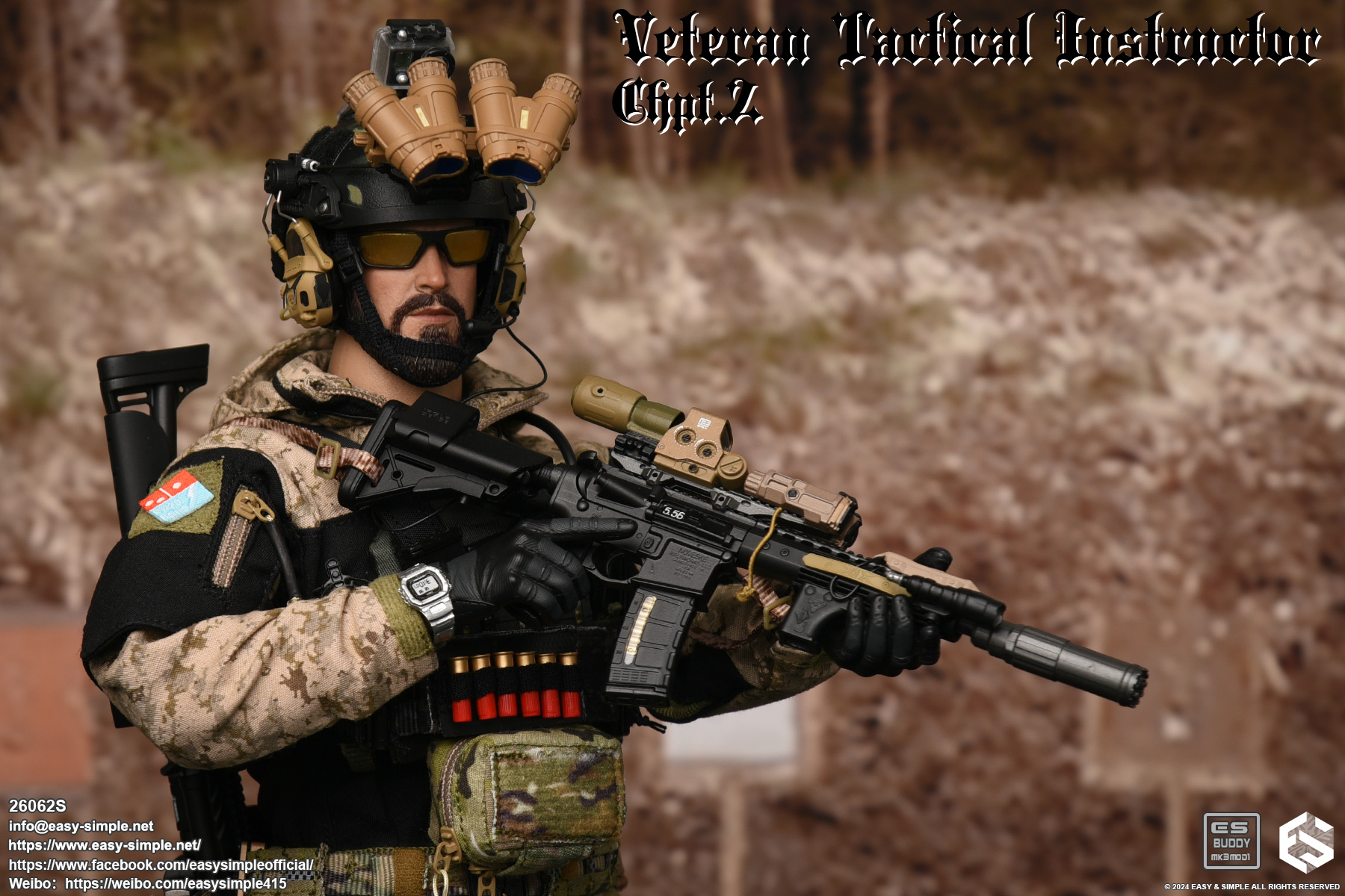 [สั่งจอง]Easy&Simple 26062S 1/6 : Veteran Tactical Instructor Chapter II