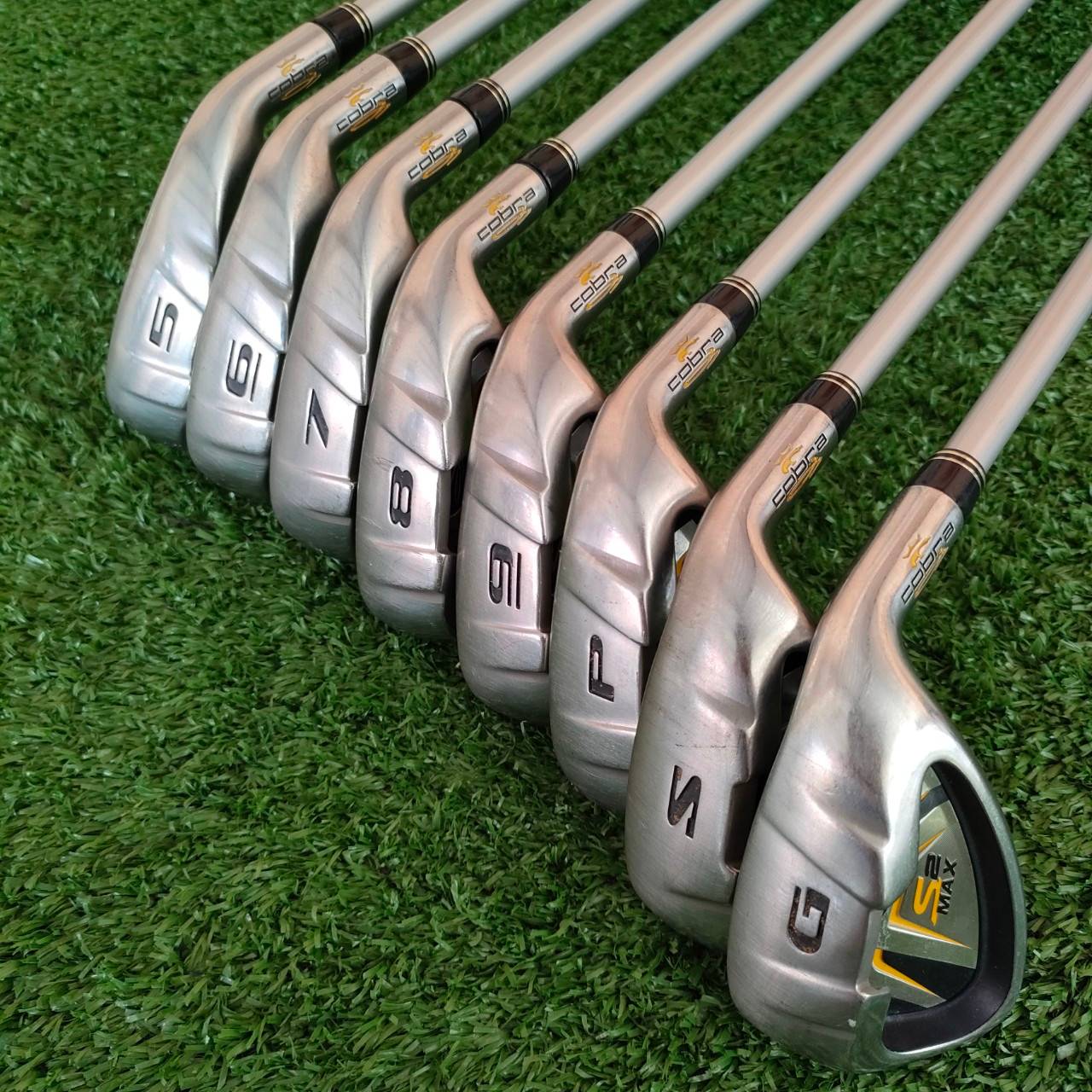 ชุดเหล็ก KING COBRA S2 MAX มีเหล็ก 5-9 เเละ PW SW GW ก้าน ALDILA DVS HL สุดยอดชุดเหล็กคุณภาพสุดๆ ตัทั้งง่ายมากๆๆ ระยะดีมาก MAX และก้านก็ของดีทั้งชุด Aldila