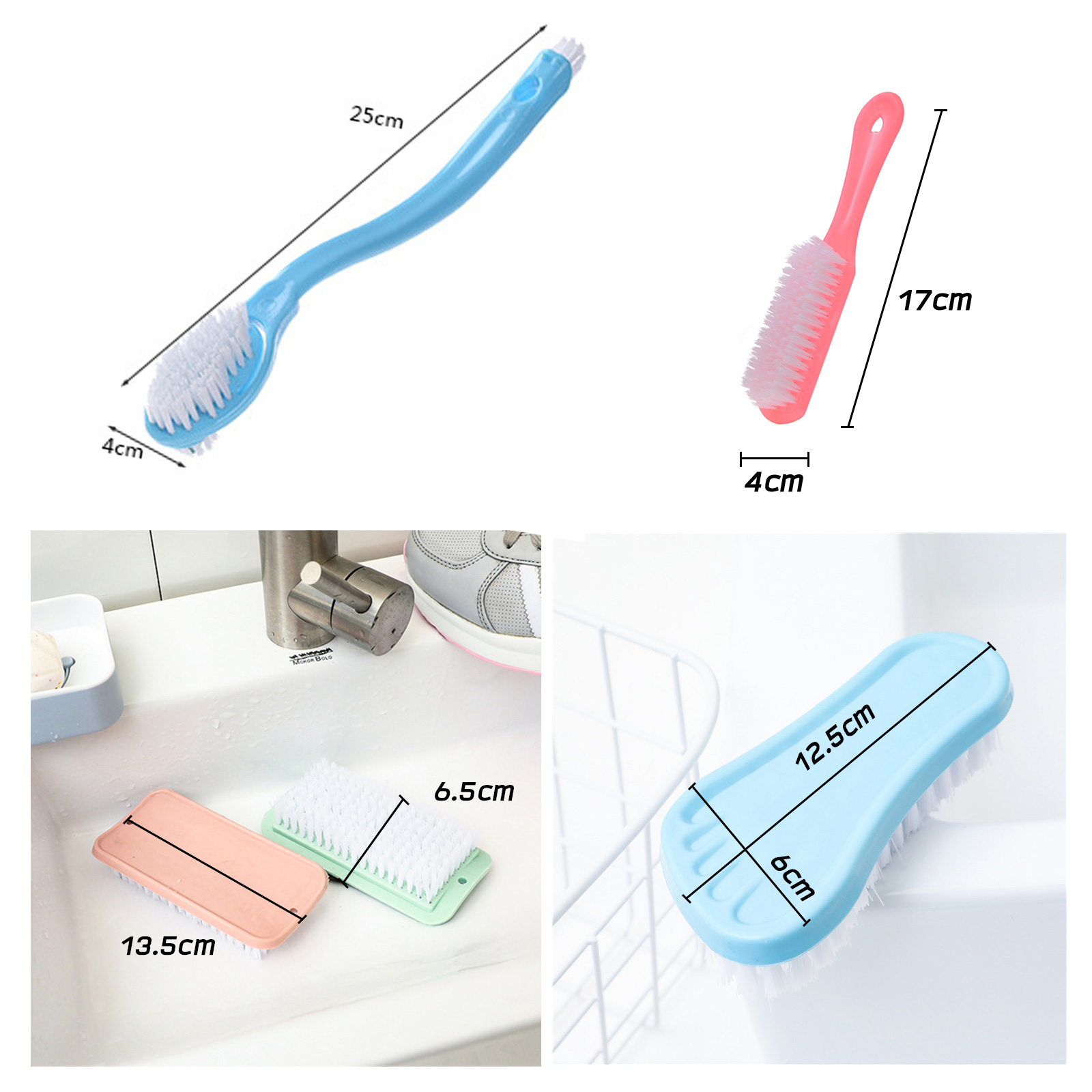 แปรงขัดซักล้าง มีหลายรุ่น แปรงทำความสะอาด อเนกประสงค์ ขนแปรงถนอมพื้นผิว