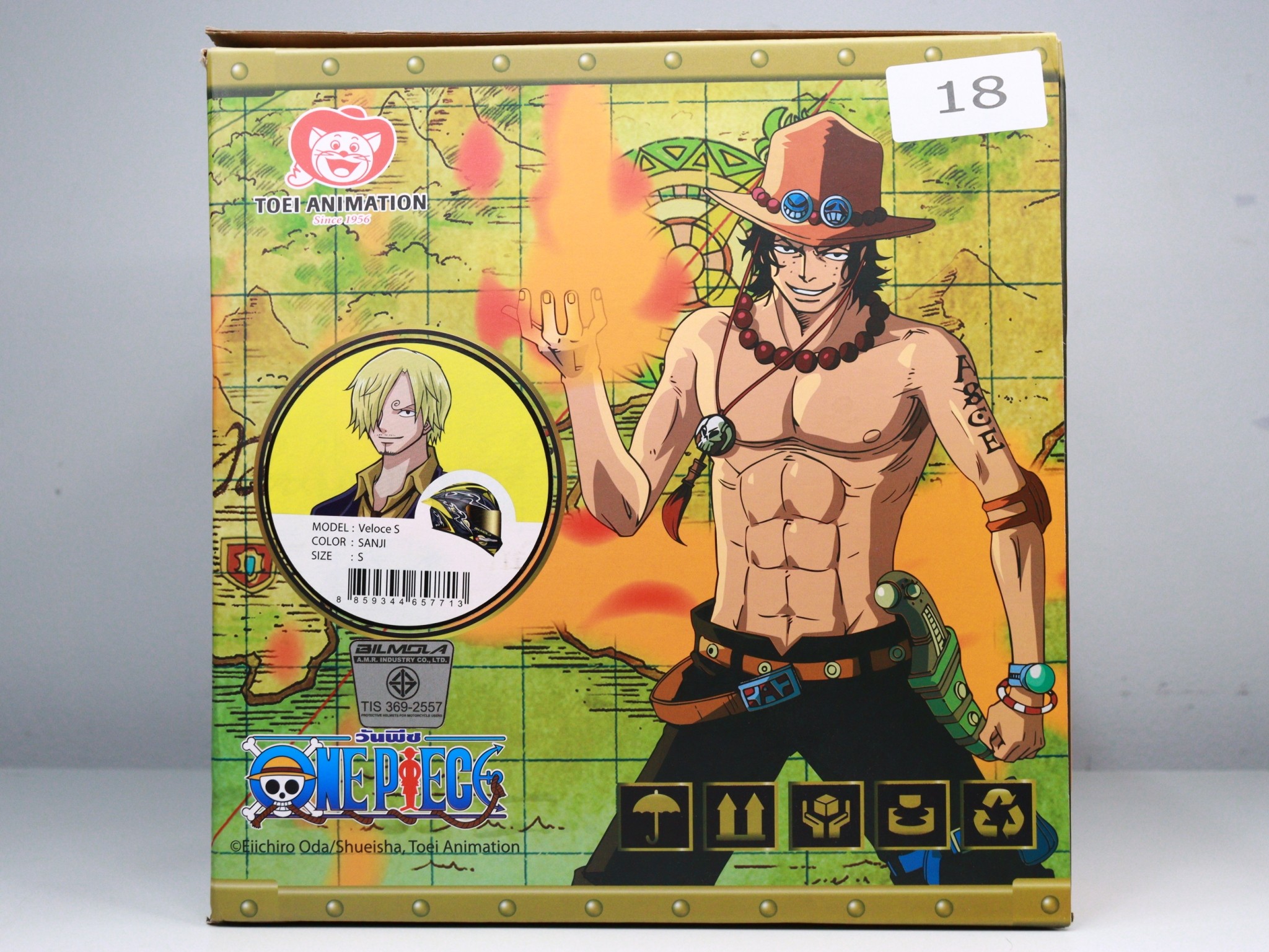 หมวกกันน็อค BILMOLA วันพีช รุ่น Veloce S(SANJI) Size:S