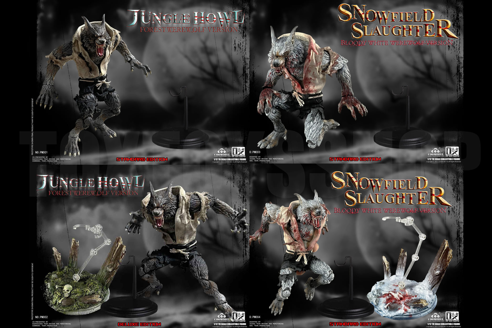 [พร้อมส่ง ]COOMODEL x OUZHIXIANG PM001/PM002/PM004 1/12 : Werewolf