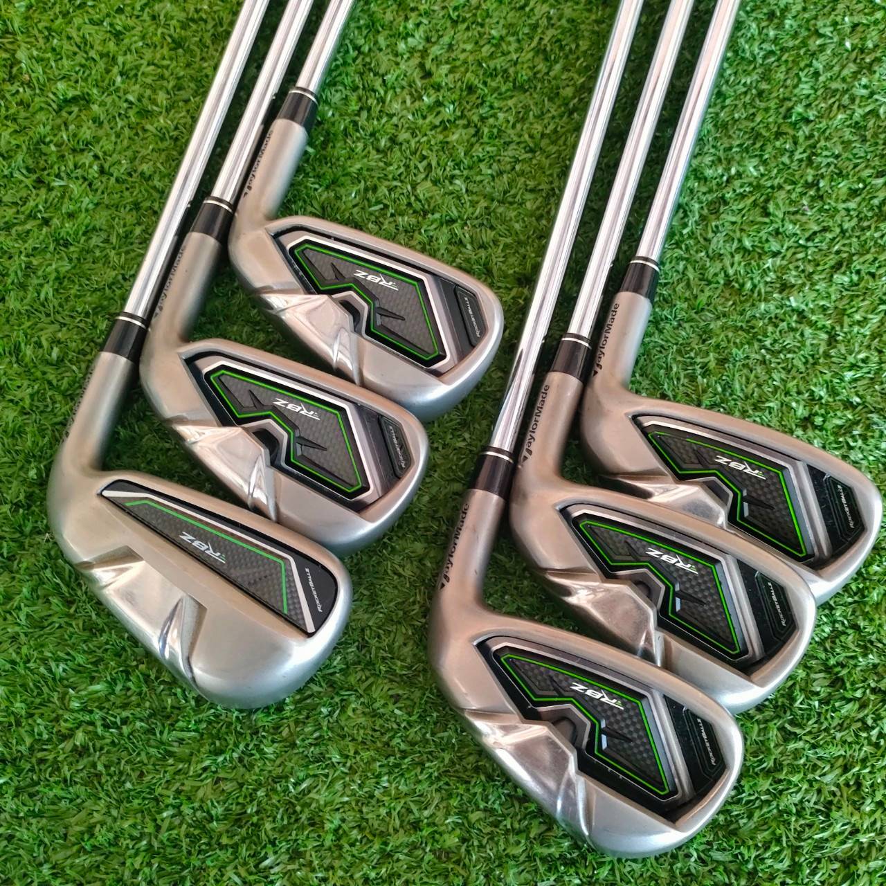 ชุดเหล็ก TAYLORMADE RBZ มีเหล็ก 5 - 9 เเละ PW ก้าน N.S PRO 950 GH FLEX R ก้านดีมาก เป็นก้านเหล็กที่เบา 95 G ไม้กอล์ฟมือสอง ของแท้ BY NakaraLuxurious