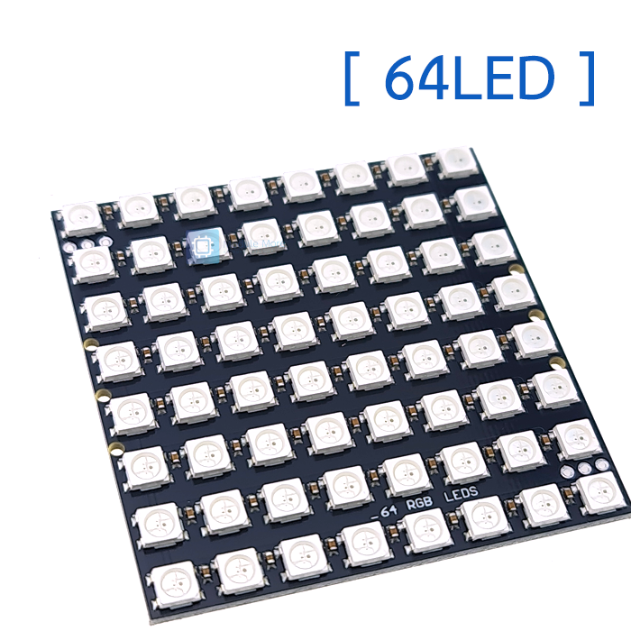 NeoPixel Matrix 5V WS2812 5050 RGB LED built-in full-color drive lights [4bit/16bit/25bit/64bit]