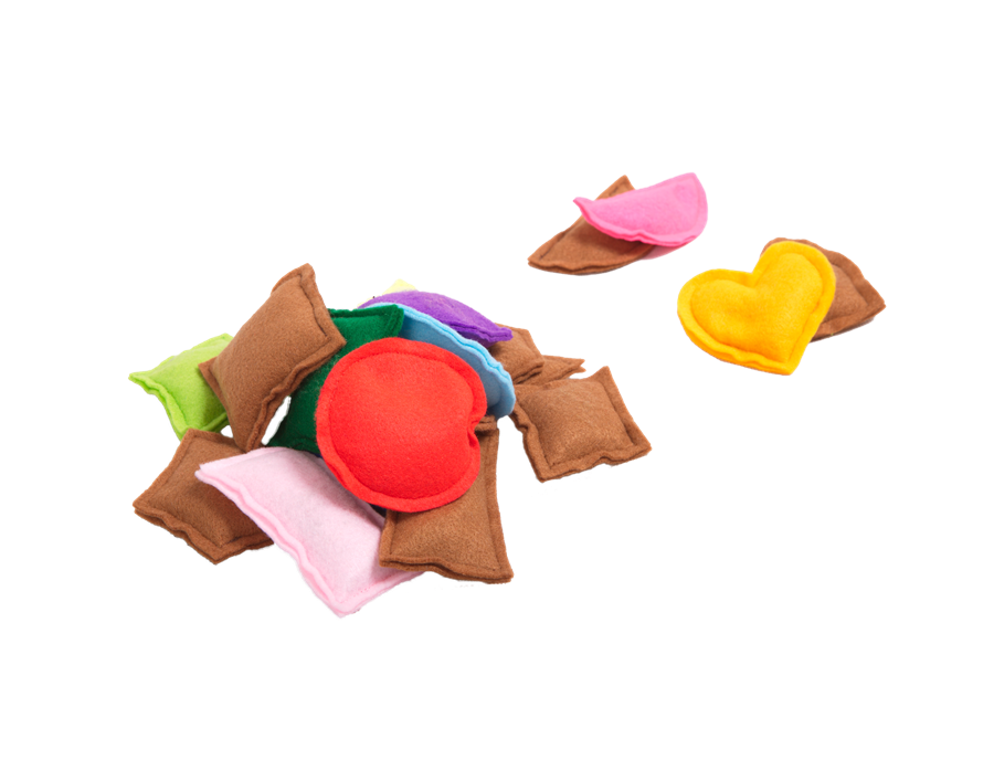 ถุงถั่วจับคู่รูปทรง ของเล่นเสริมพัฒนาการ ,ของเล่นเสริมทักษะ,ของเล่นเด็ก, สื่อการสอนอนุบาล