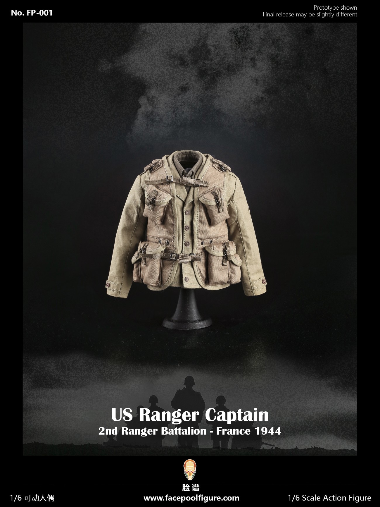 [สั่งจอง]Facepoolfigure FP001 1/6 US Ranger Captain - France 1944
