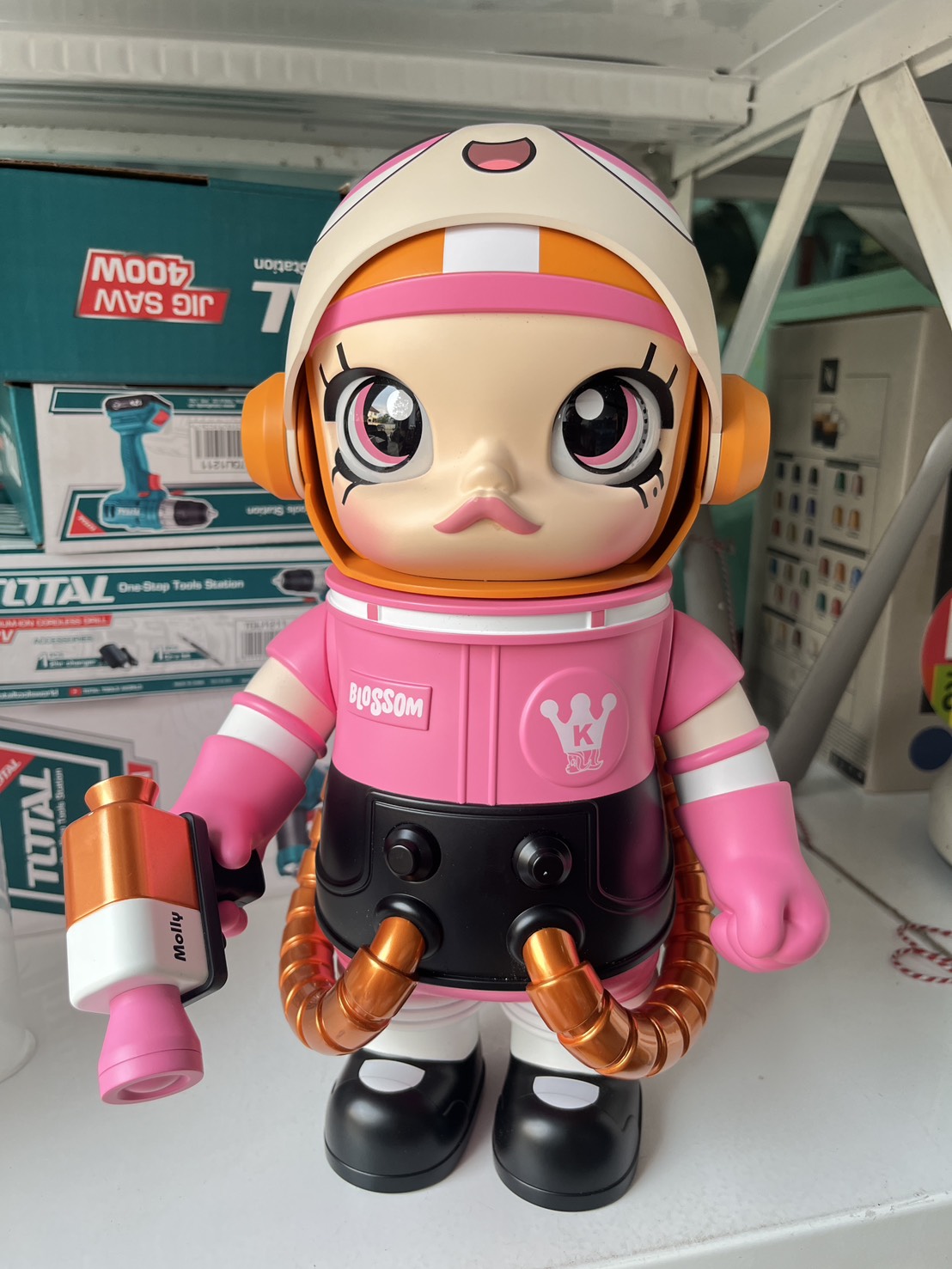 MEGA SPACE MOLLY 400% THE POWERPUFF GIRLS Blossom ไม่มีกล่อง