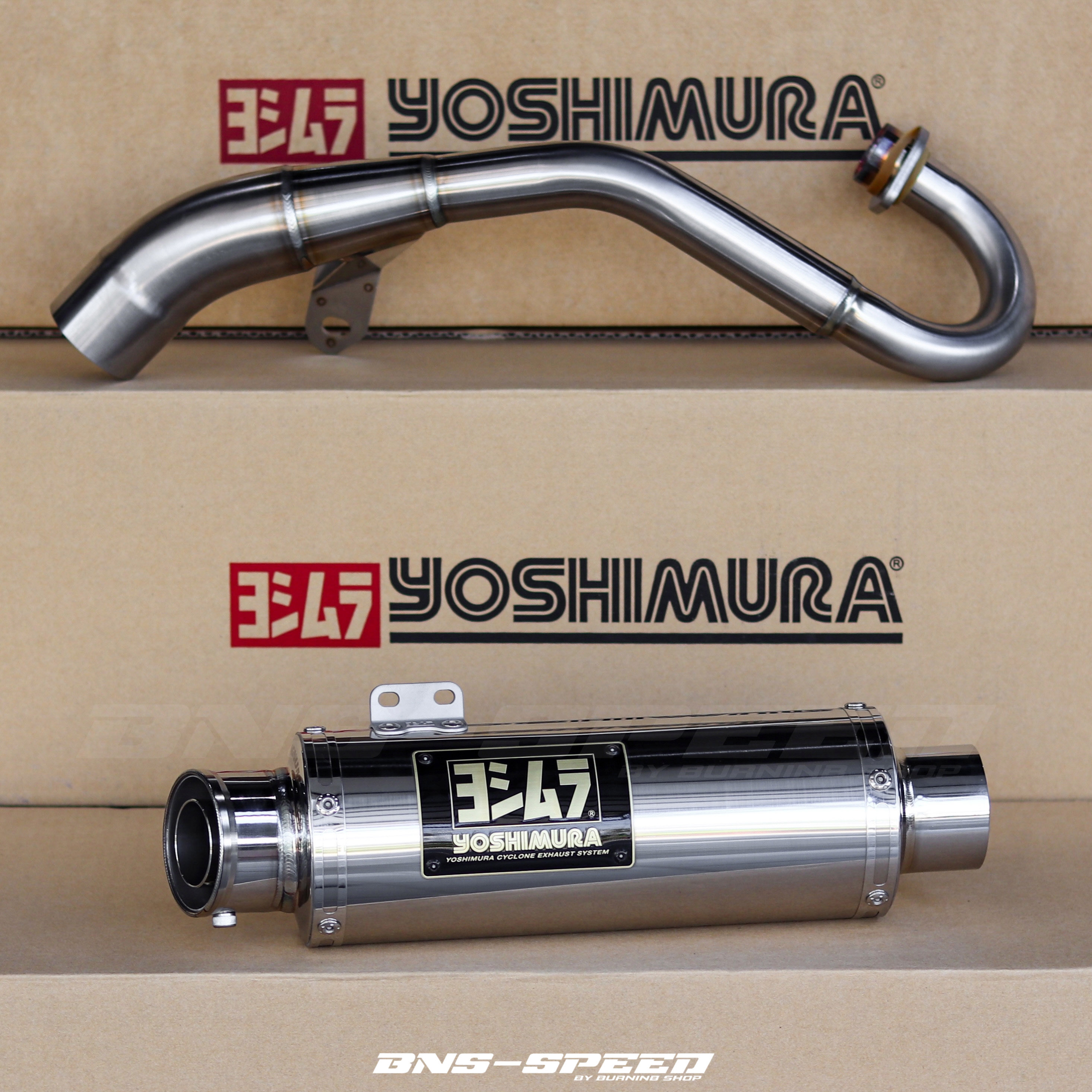 ท่อ Yoshimura GP-Magnum Monkey125 Gen2 Type-Up Full System Stainless