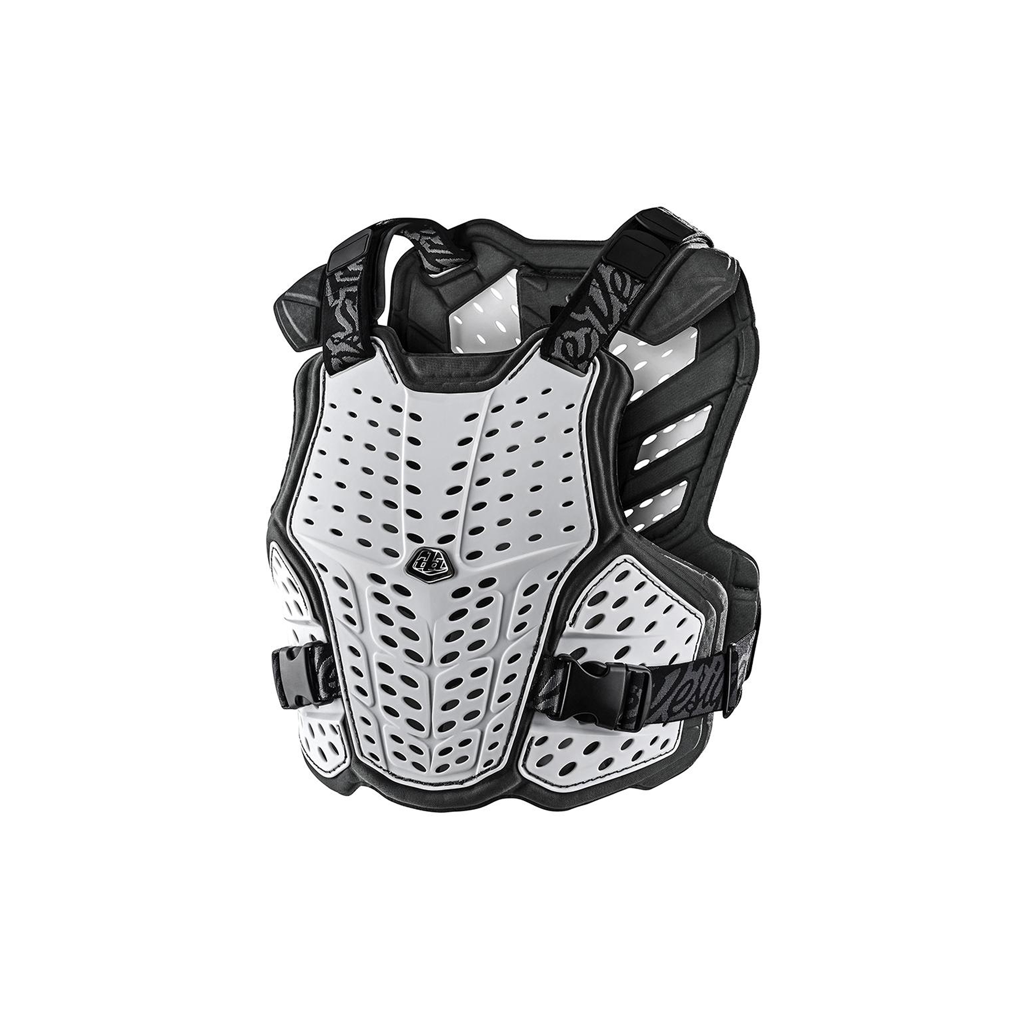 เสื้อเกาะเด็ก Troy Lee Designs Youth Rockfight Chest Protector Solid White
