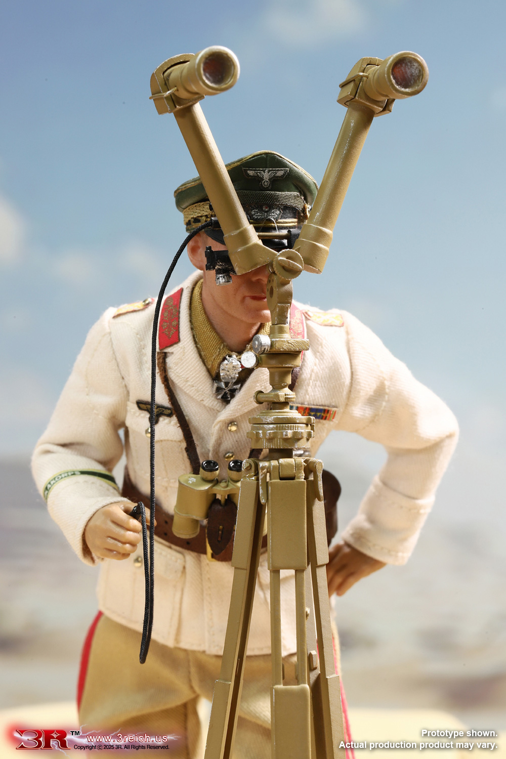 [สั่งจอง] 3R TG80004 1/12 : Mini Reich Series - General Field Marshal of German Afrika Korps - Erwin Rommel, The Desert Fox