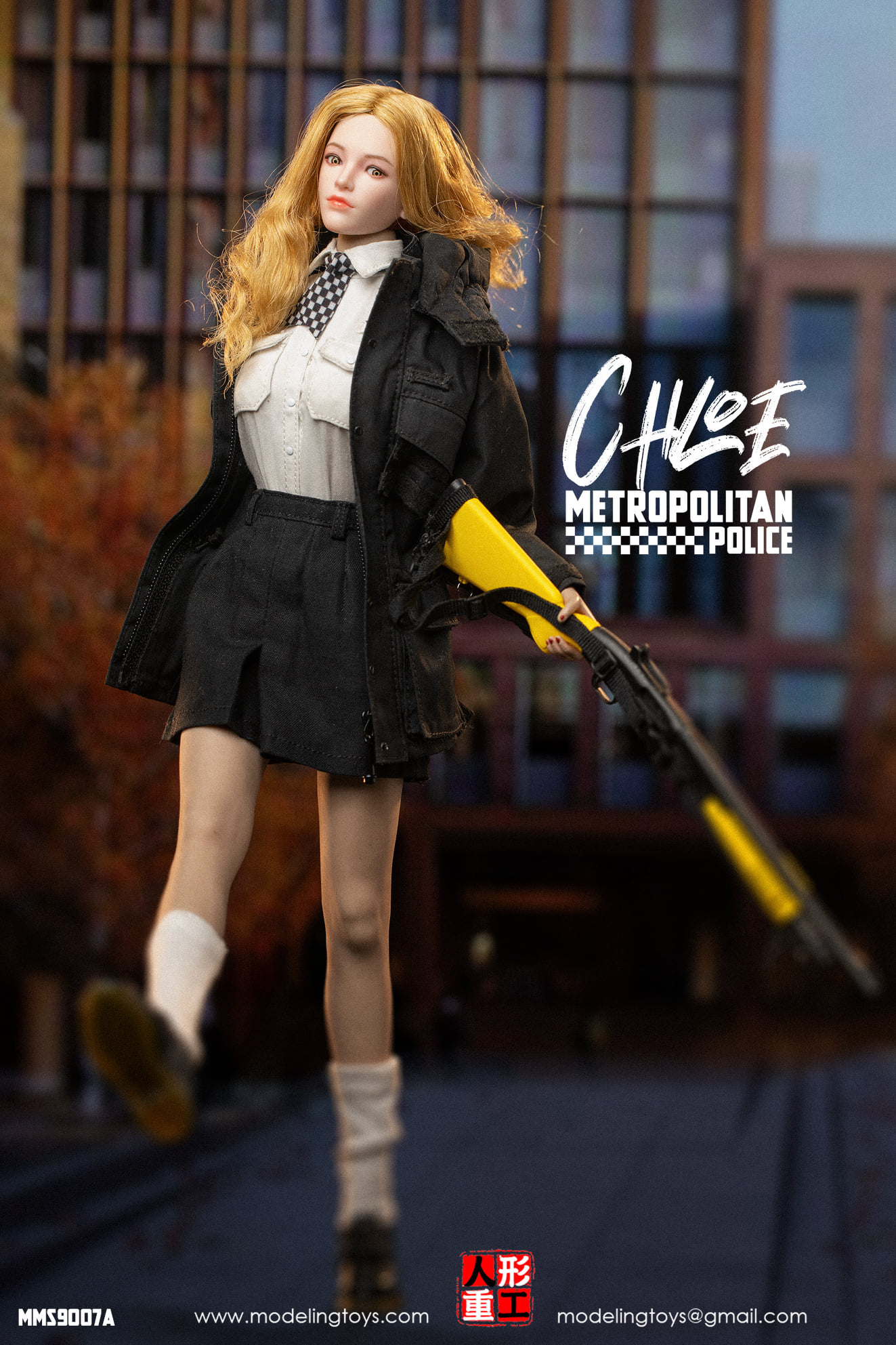 [สั่งจอง]MODELING TOYS MMS9007 1/6 : BRITISH METROPOLITAN FEMALE POLICE SERVICE ARMED POLICE - OFFICER CHLOE & KATIE