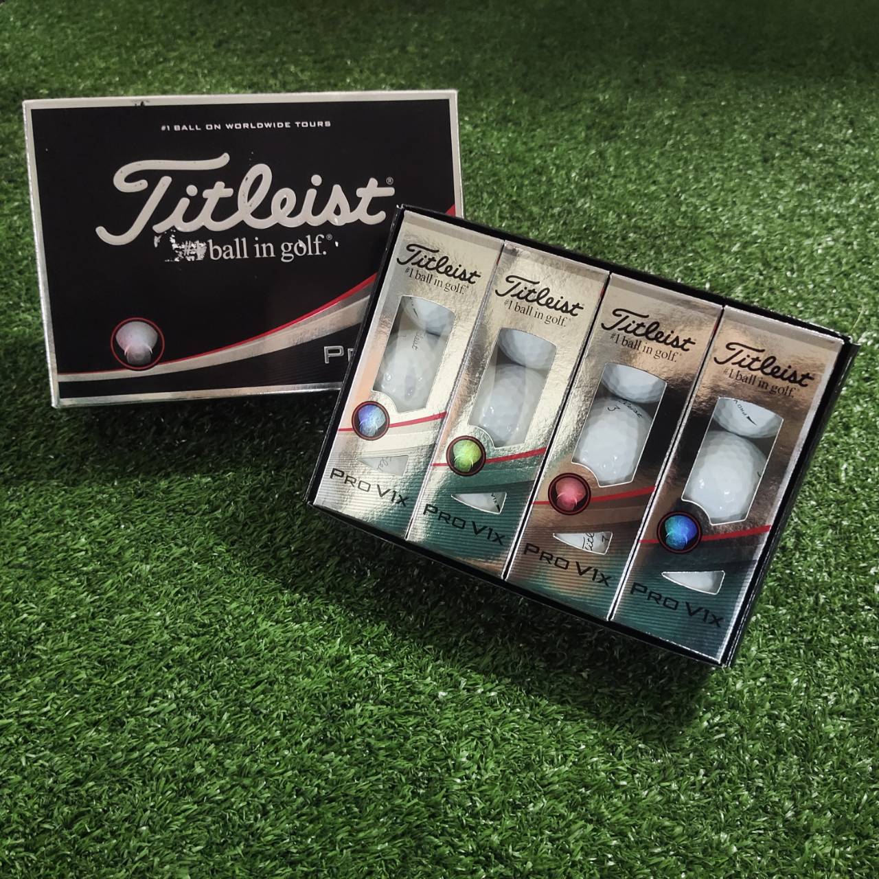 ลูกกอล์ฟ Titleist Pro V1x โครงสร้าง 3 ชั้น ราคาตามป้าย 2,650 บาท วันนี้ 1,389 บาท