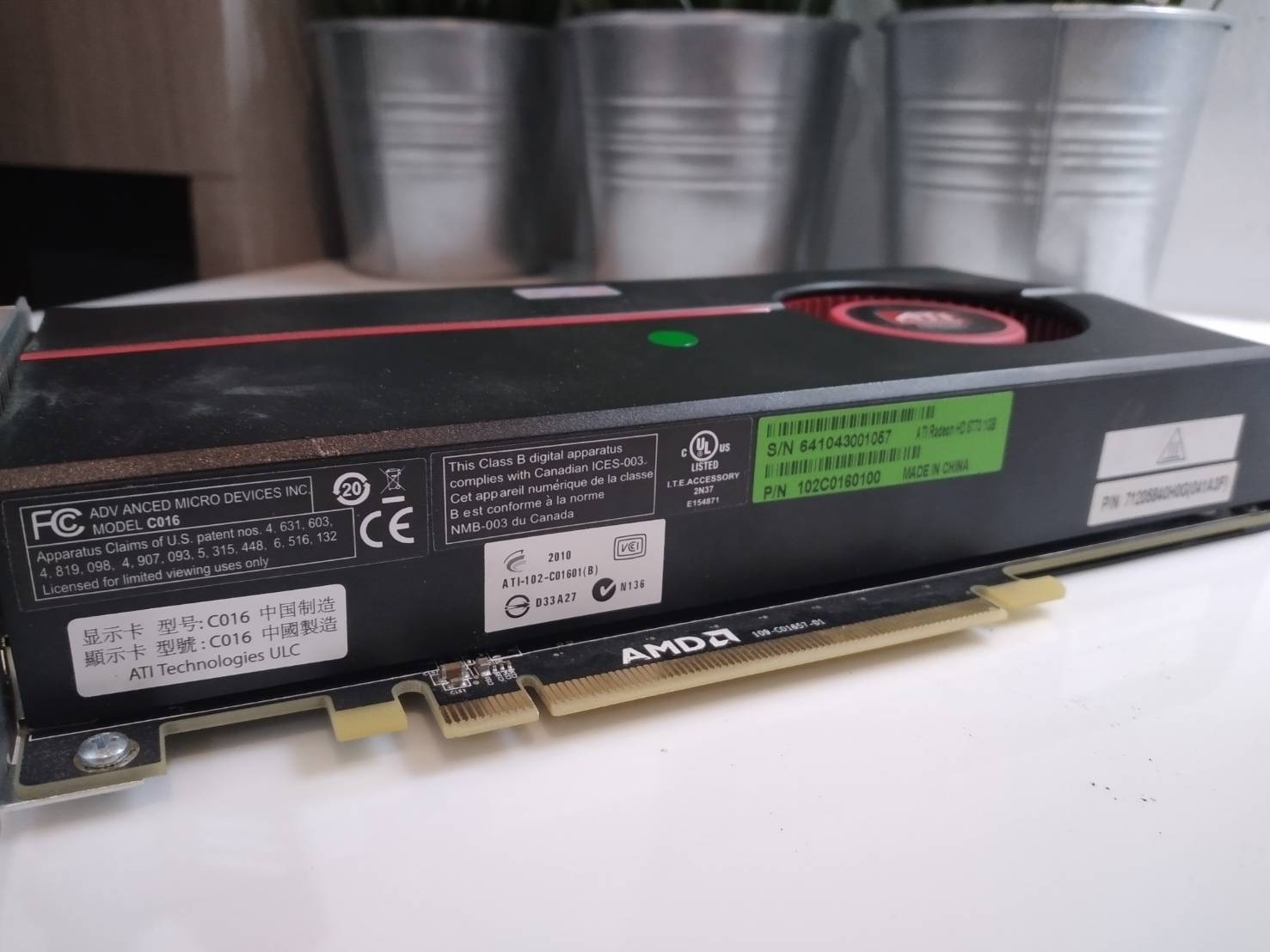 Genuine Apple ATI Radeon HD 5770 1GB Video Graphics Card Mac Pro 2009 2010 2012