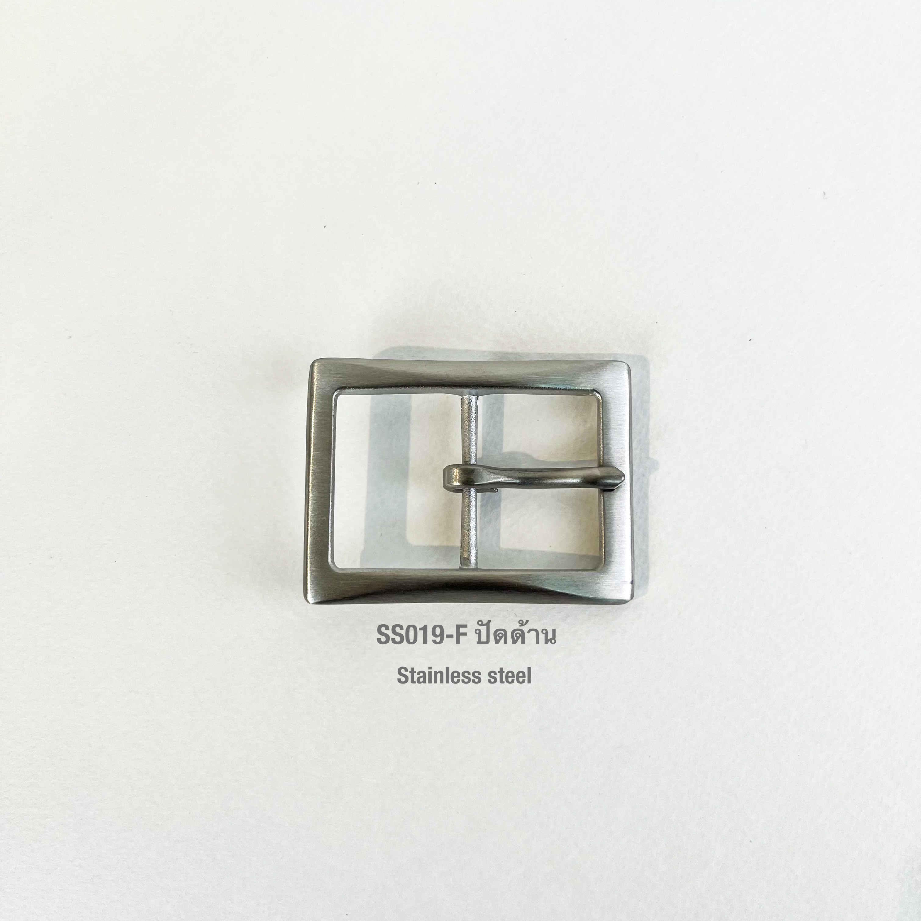 SS019-F ผิวด้าน หัวเข็มขัดสเตนเลสแท้ขนาด 38มิล หรือ 1.5นิ้ว อุปกรณ์งานหนัง**ราคาต่อชิ้น**