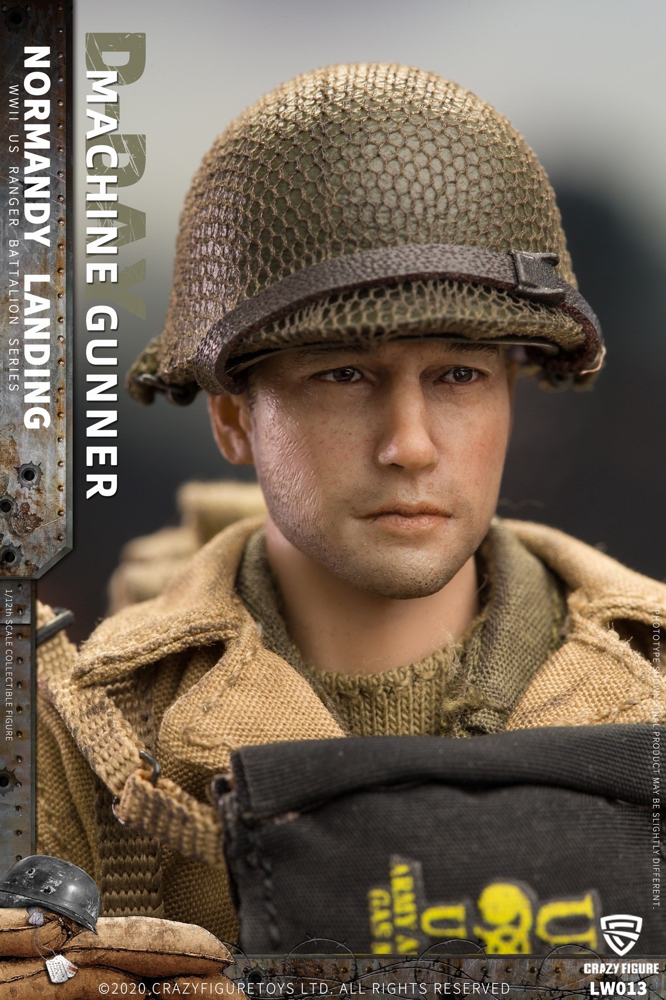[สั่งจอง]Crazy Figure 1/12 : WWII U.S. Rangers On D-Day