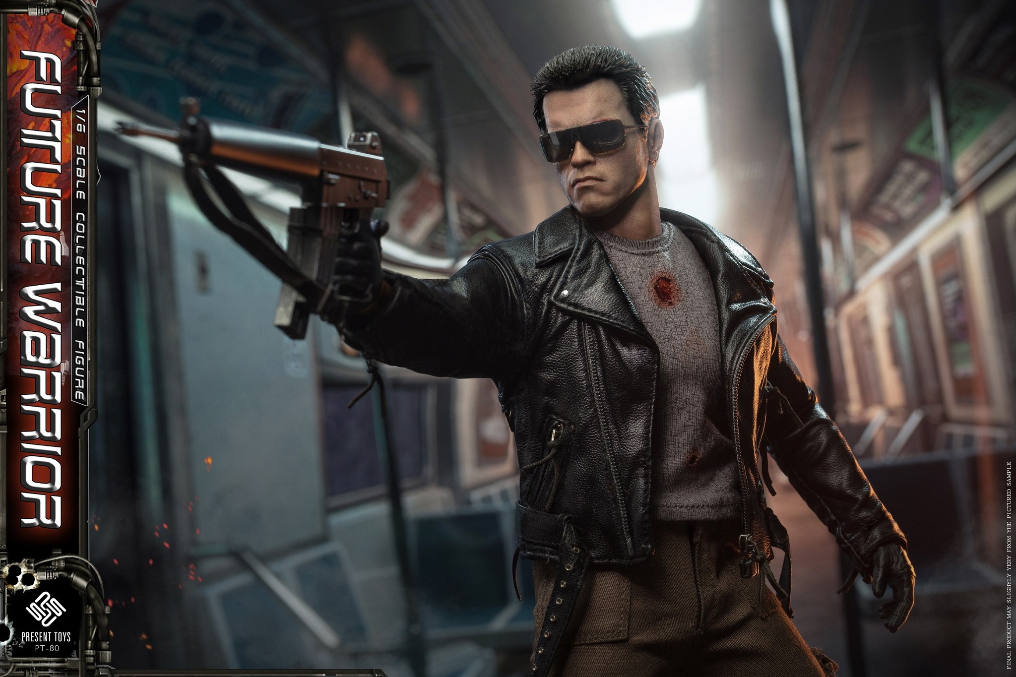 [สั่งจอง] PRESENT TOYS PT-sp80 1/6 : Future Warrior（Leather version）