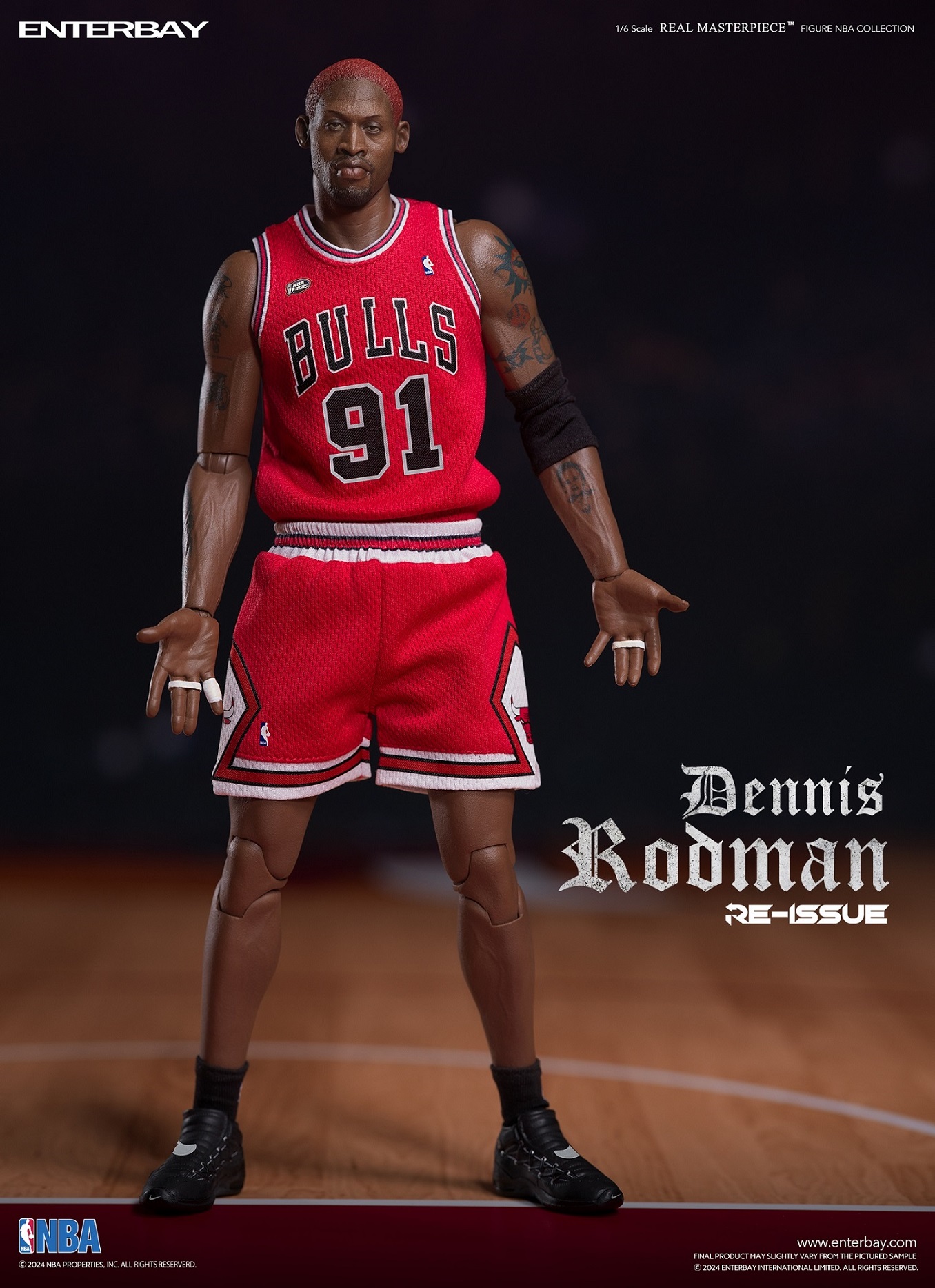 [สั่งจอง] Enterbay RM-1059 1/6 : DENNIS RODMAN (Limited Retro Edition)