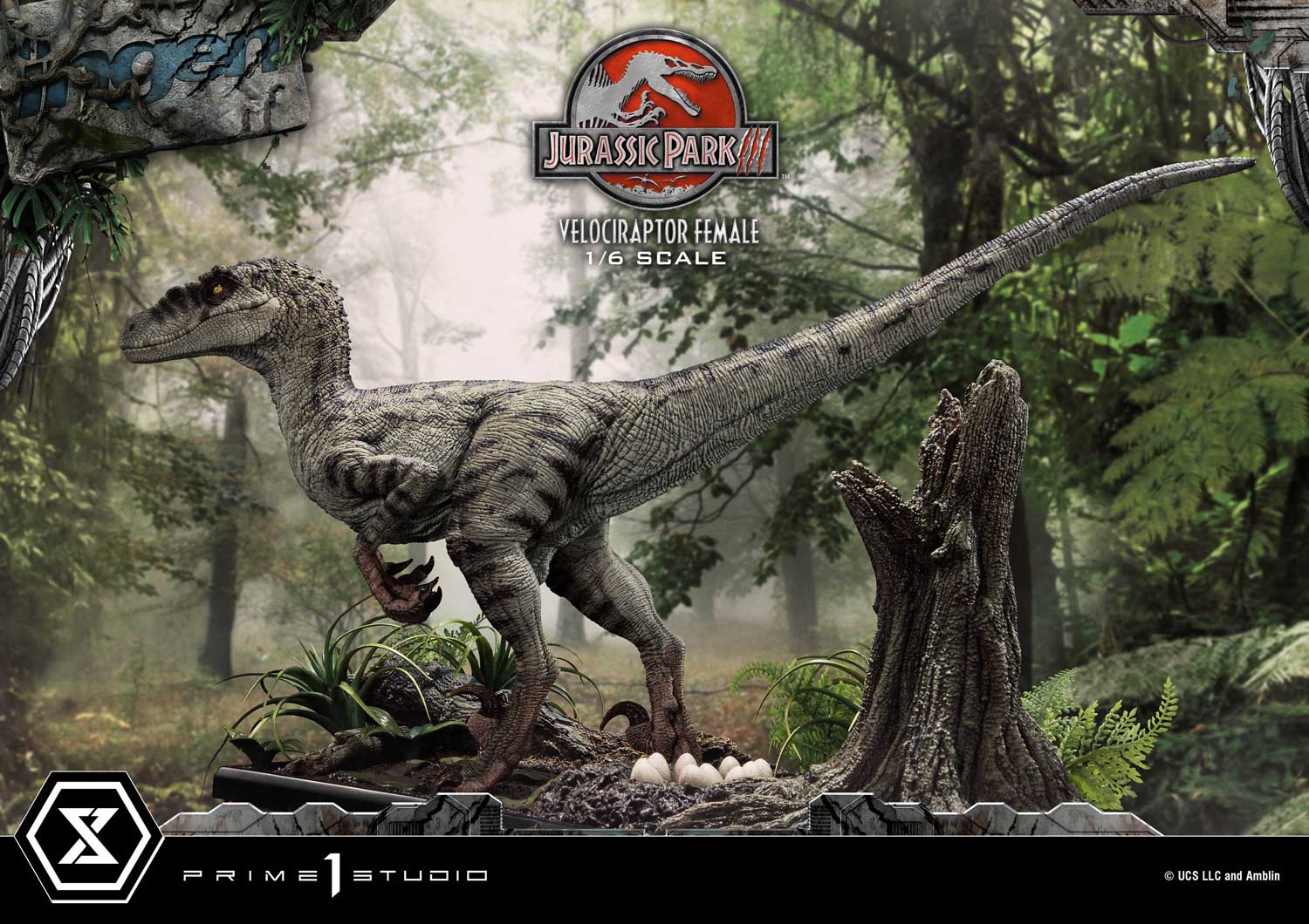 [สั่งจอง] Prime 1 Studio : 1LMCJP-11: Velociraptor Female (Jurassic Park 3)