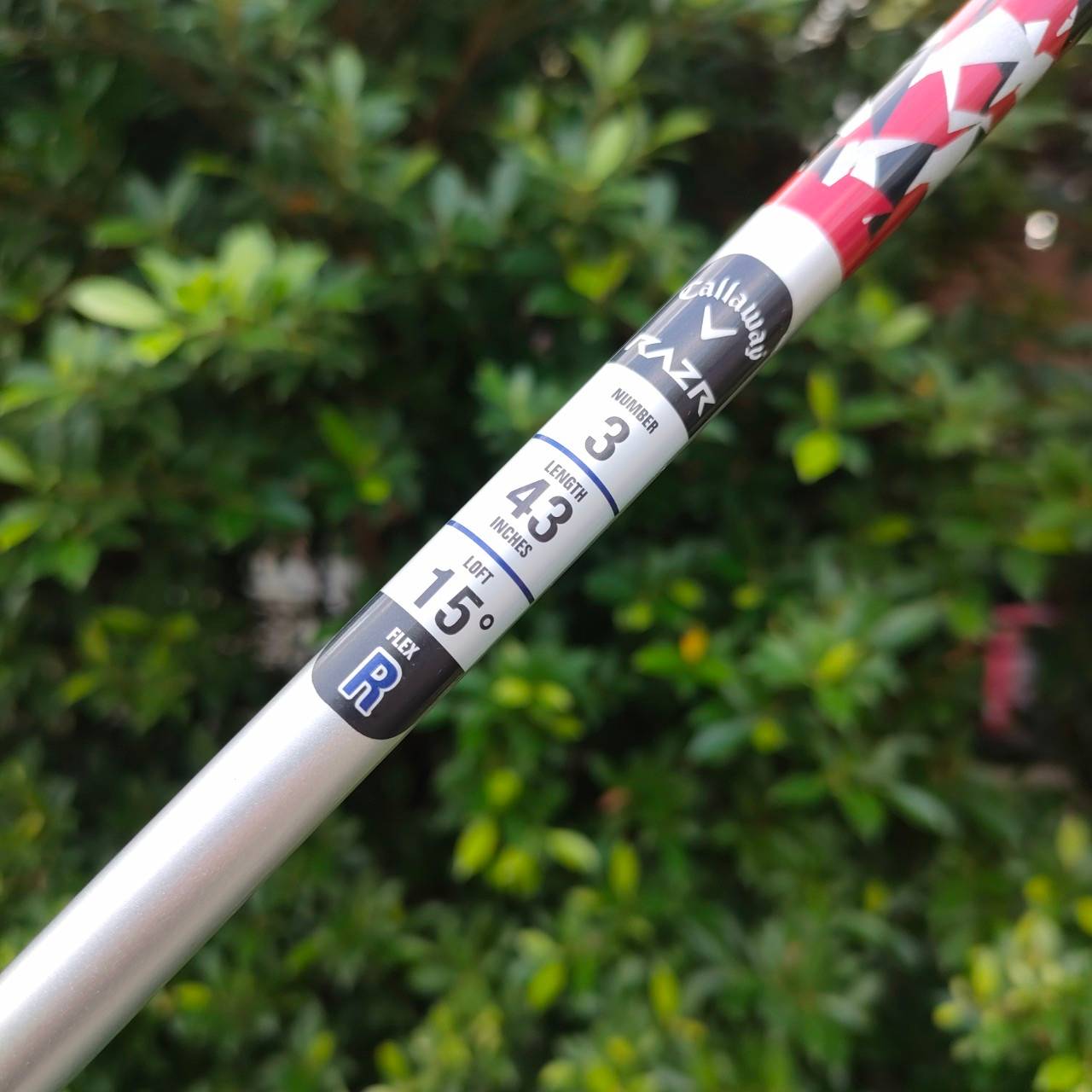 FW3 CALLAWAY RAZR FIT องศา 15 ก้าน RAZR FIT SERIES FLEX R มาพร้อม COVER เดิม, ตีง่ายแต่ดุดันมากขึ้น แน่นขึ้น และไกลขึ้น!! ไขปรับได้เพื่อเหมาะแต่ละวงสวิง!! ไม้กอล์ฟมือสอง ของแท้ BY NakaraLuxurious