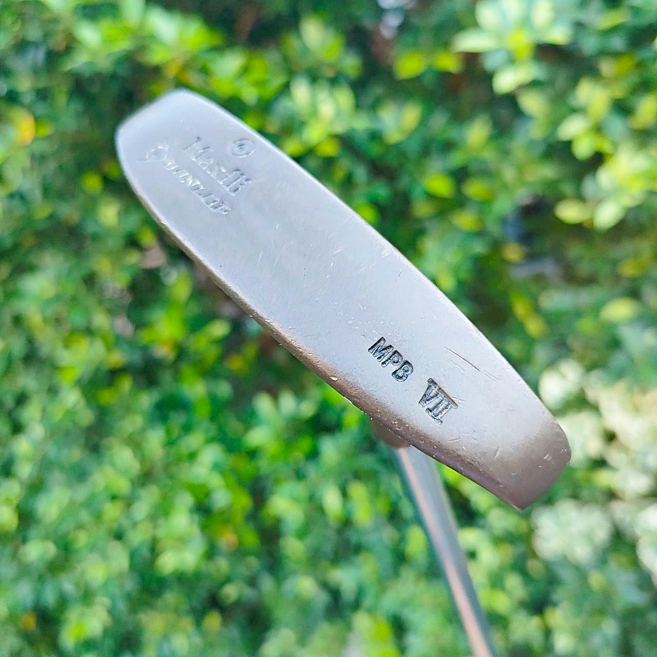 PUTTER DUNLOP MAXFLI MPB VII ความยาว 34 นิ้ว *กริพแตกลายงา* คลาสสิค จุดเด่นคือไม้นี้วัสดุทองแดง พรีเมี่ยมญี่ปุ่น!! ไม้กอล์ฟมือสอง ของแท้ BY NakaraLuxurious