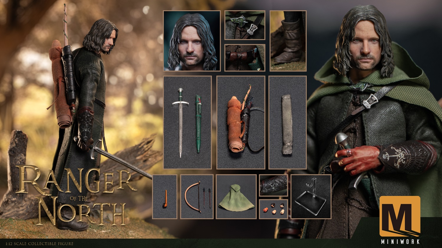 [สั่งจอง] MiniWork MW-001 1/12 : ranger of the north