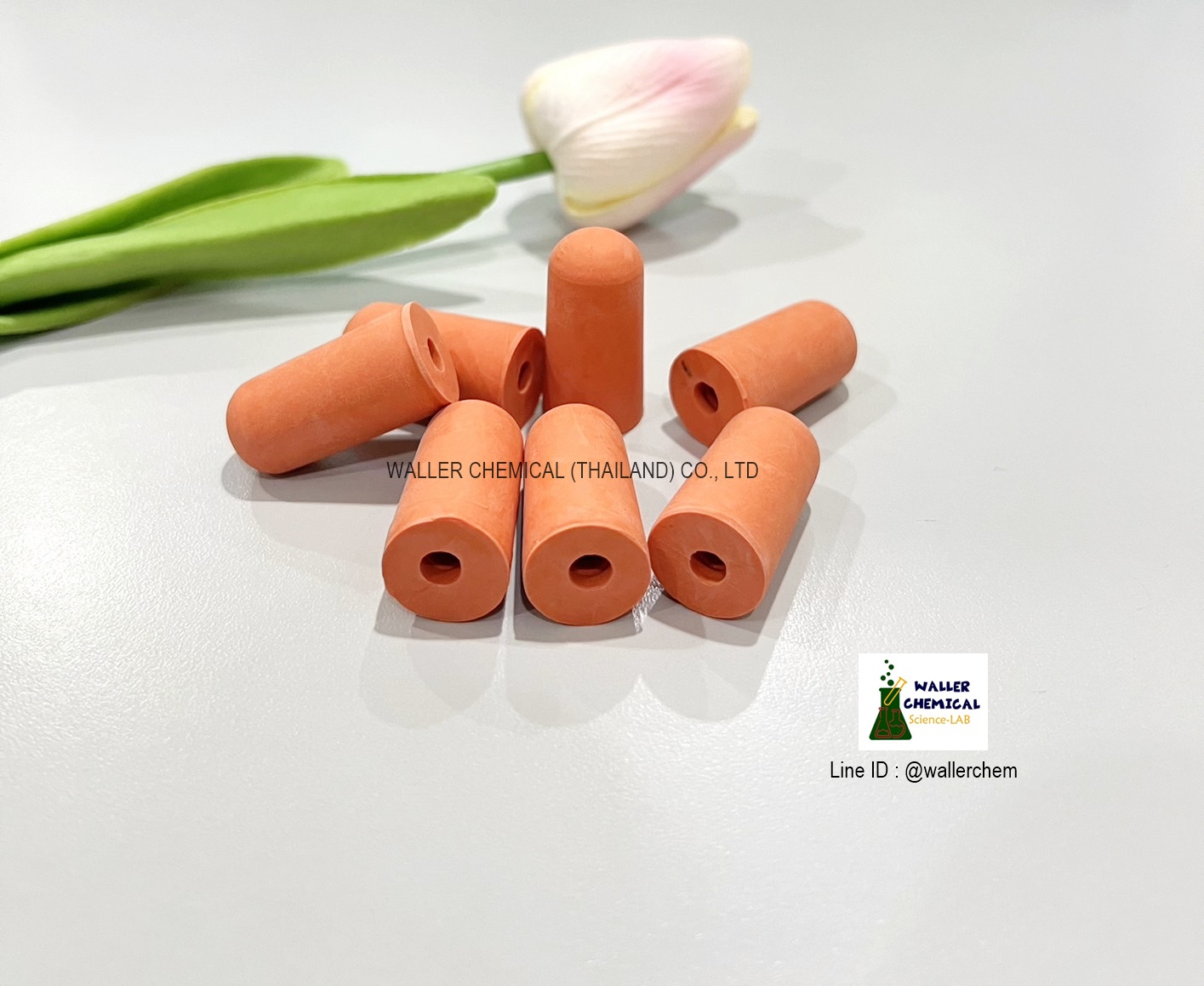 ลูกยางสีส้ม หรือลูกยางใส้กรอก (ใช้กับ Dropper Glass 10cm, 12cm)