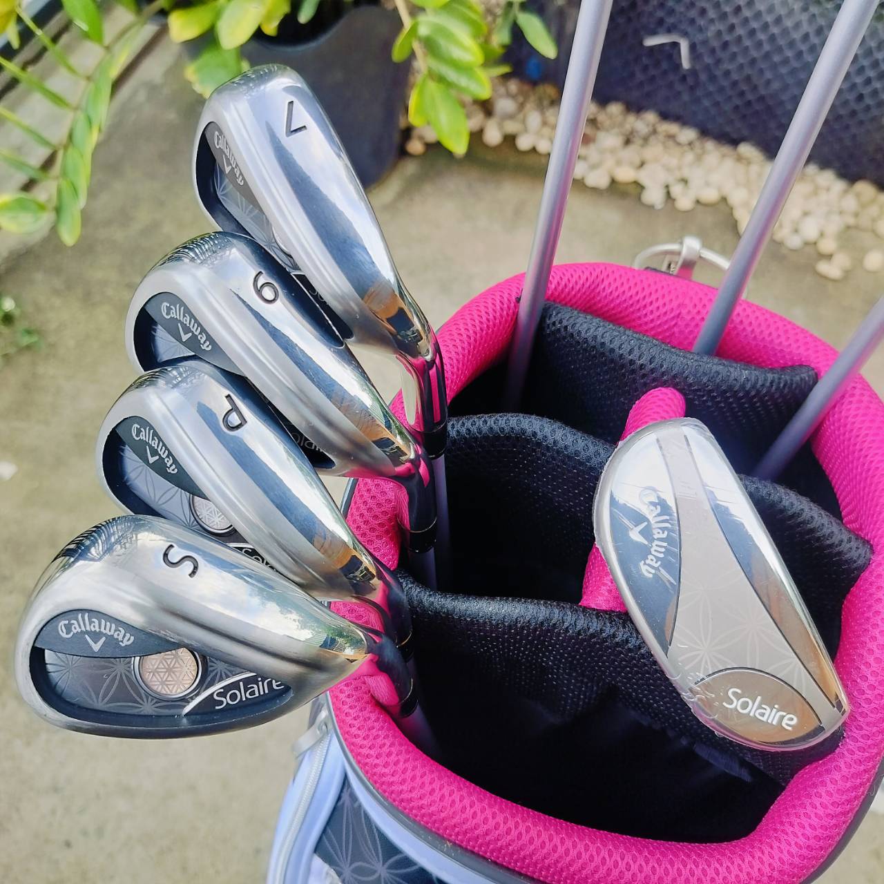 * ไม้กอล์ฟผู้หญิง * ชุดกอล์ฟ Callaway Solaire สภาพสวยนางฟ้า 95% ได้ค่ะ Driver และอีกหลายไม้ยังไม่แกะ ราคาติดอยู่ 33,500 บาท ไม้กอล์ฟพรีเมี่ยมมือสอง ของแท้ By NakaraLuxurious